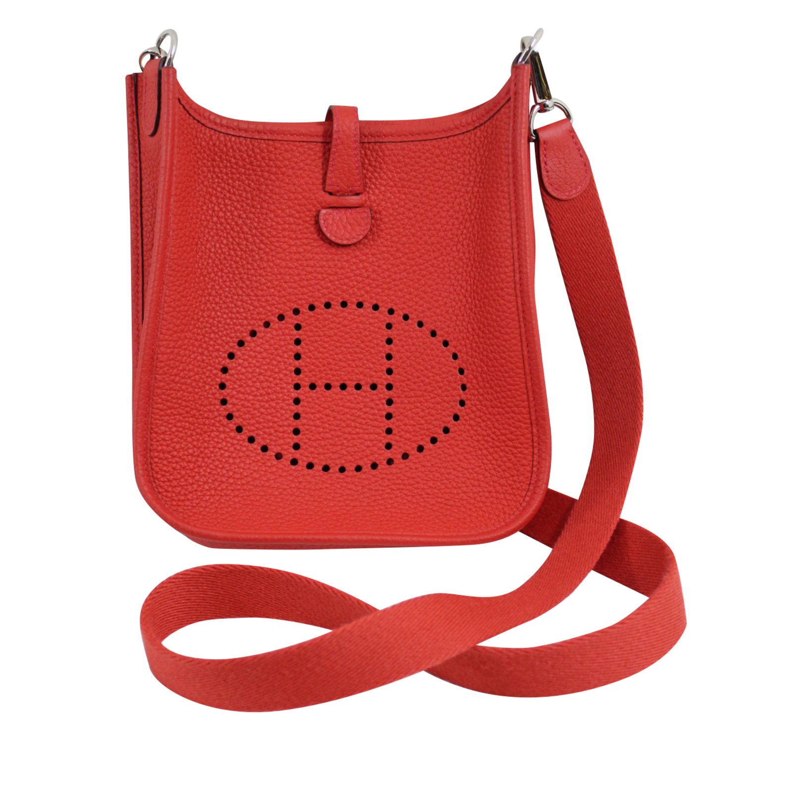 Hermès Mini Evelyne Handbags Leather 