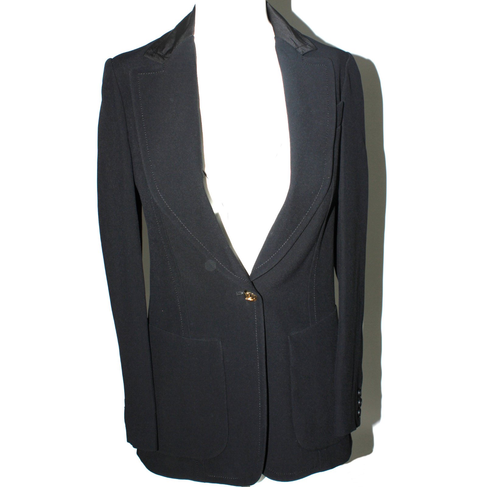 Louis Vuitton Uniform Virgin Wool Blazer - Grey Suiting, Clothing