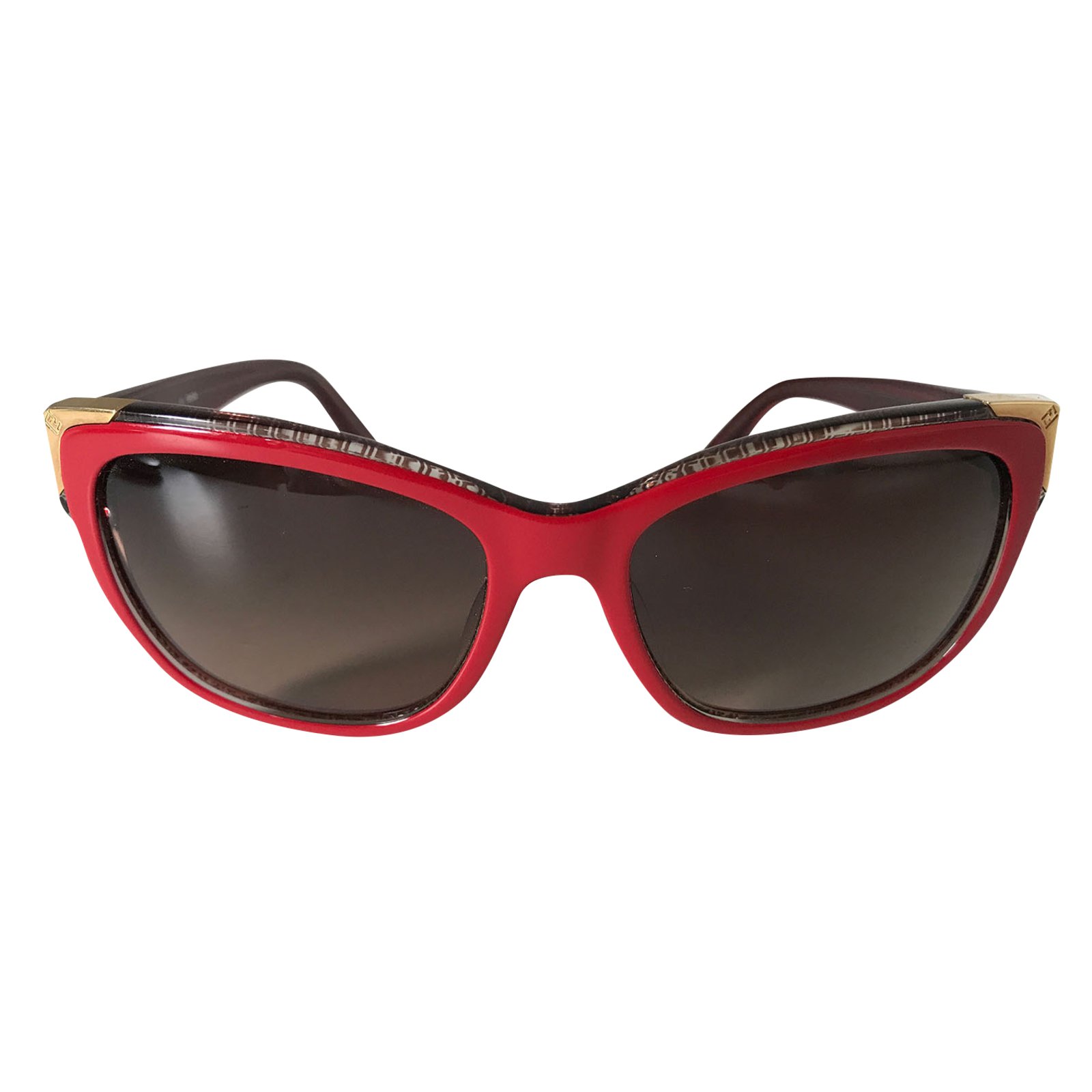 fendi red sunglasses