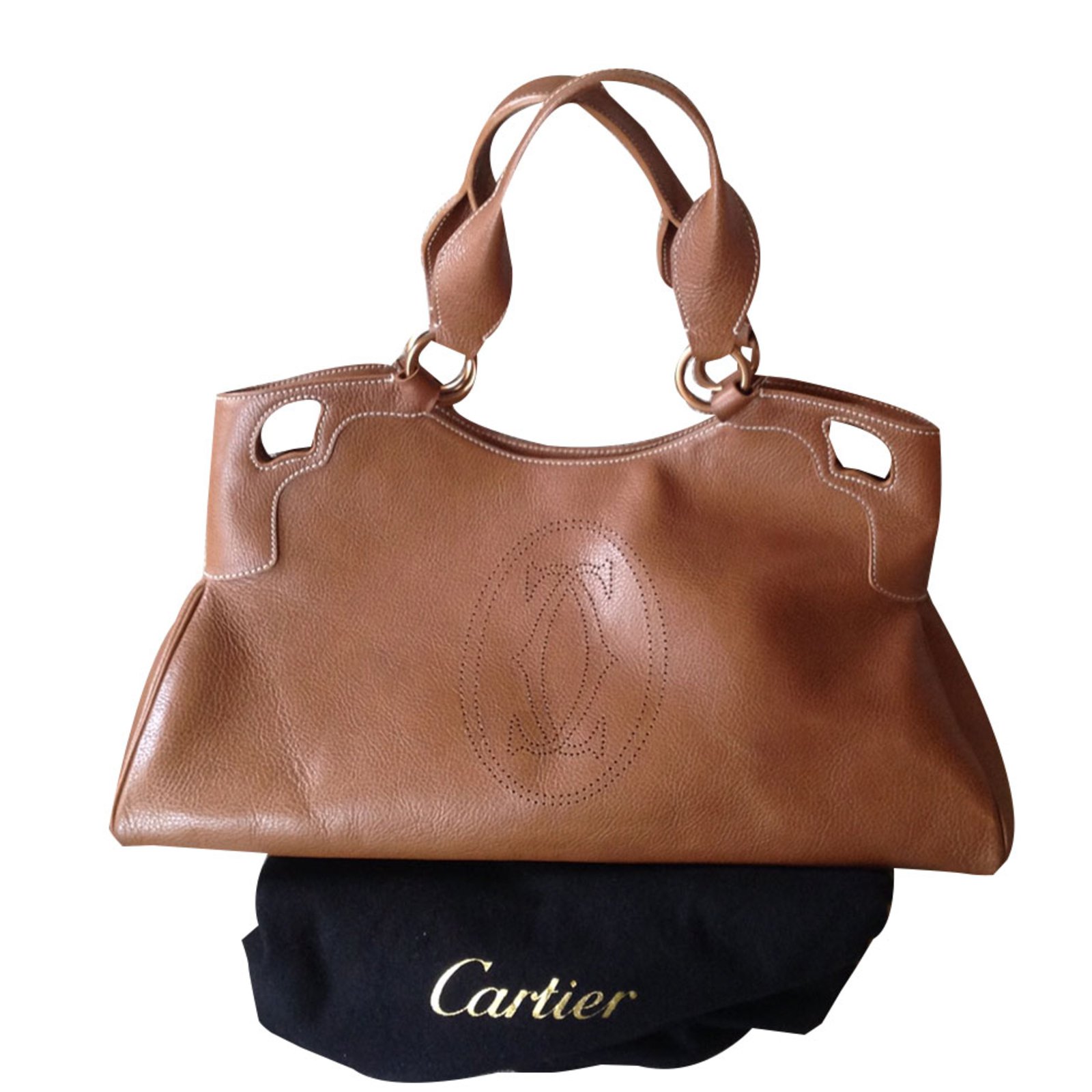 Cartier Marcello Handbags Leather 