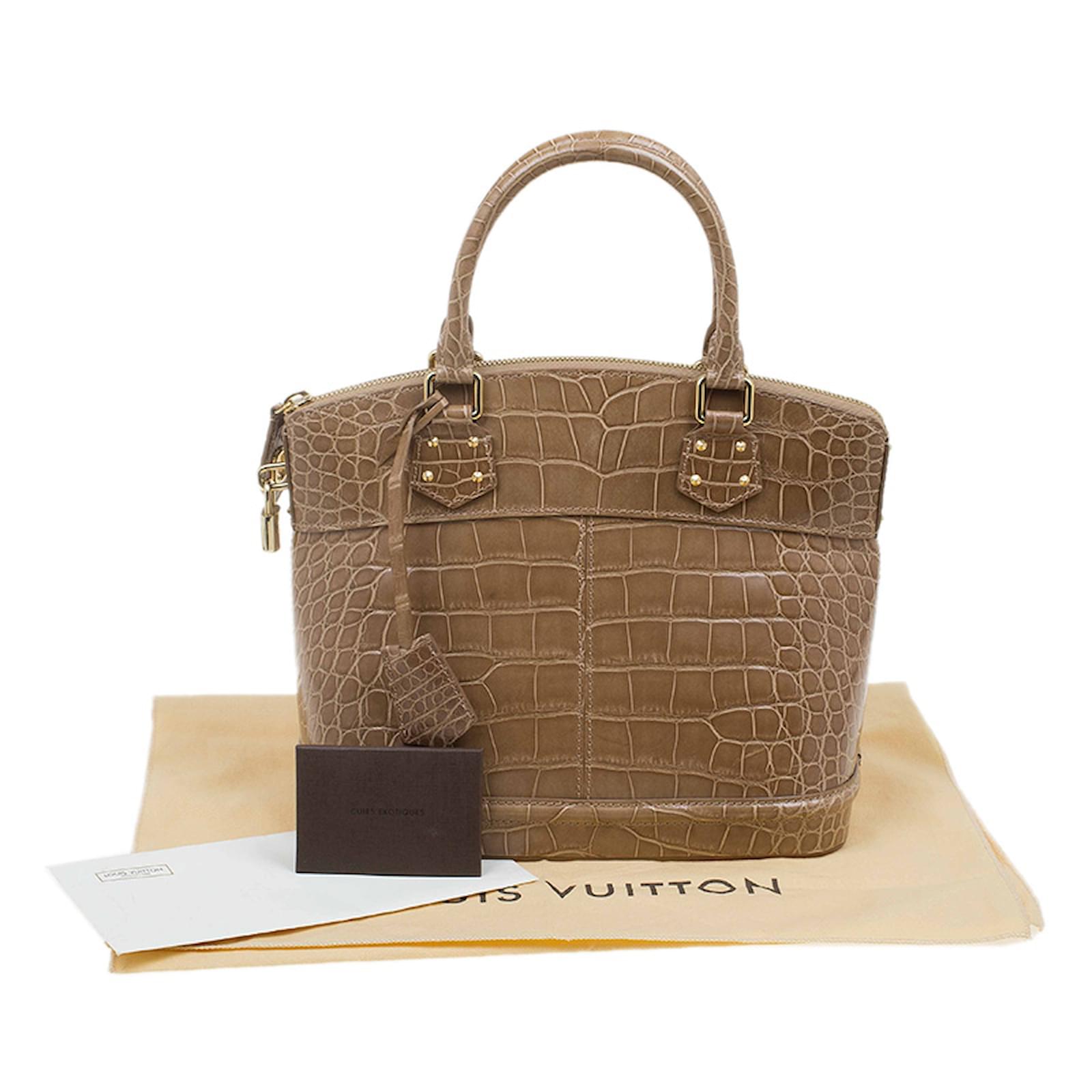 louis vuitton crocodile bolsa