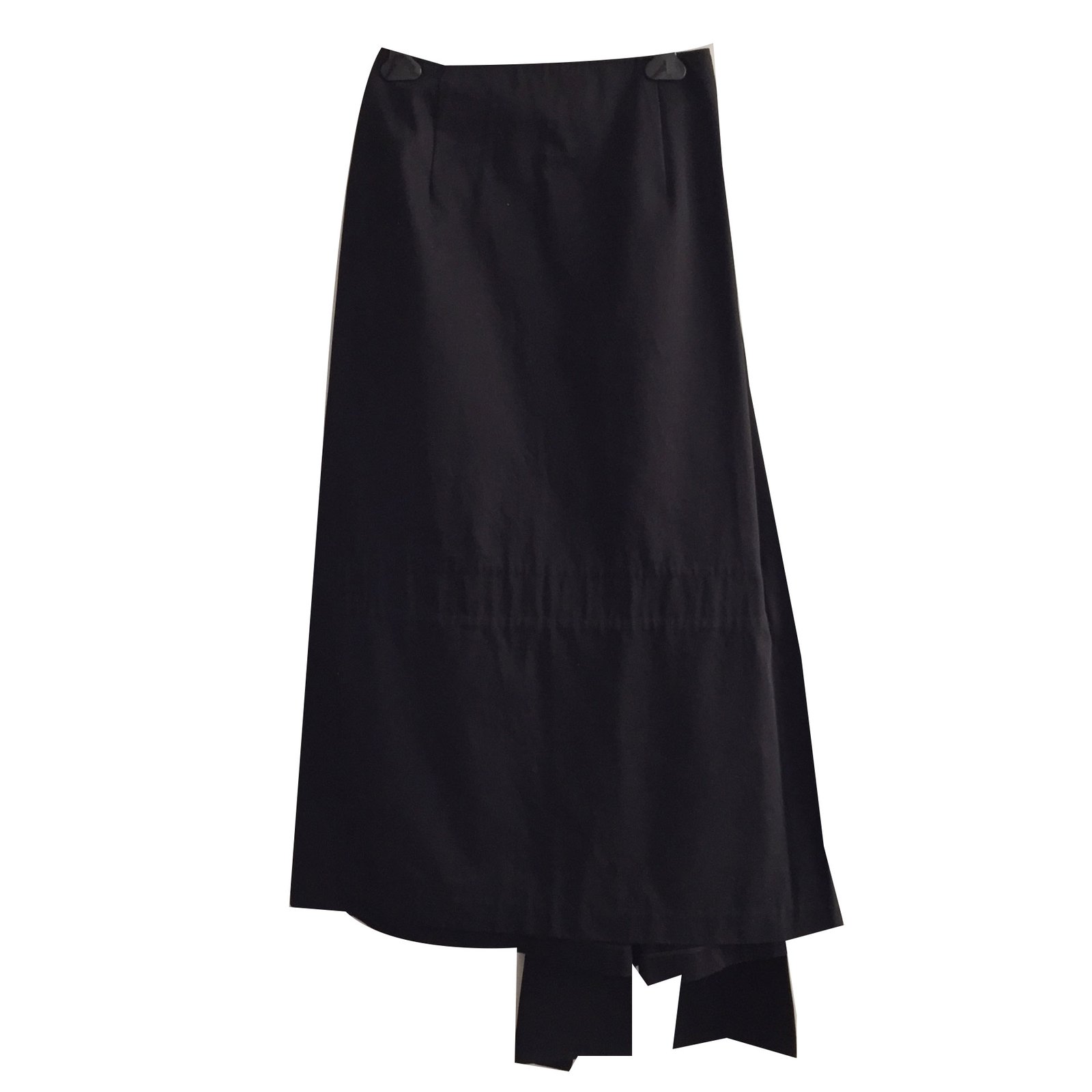 Yohji Yamamoto Skirt Black Cotton ref.40875 - Joli Closet