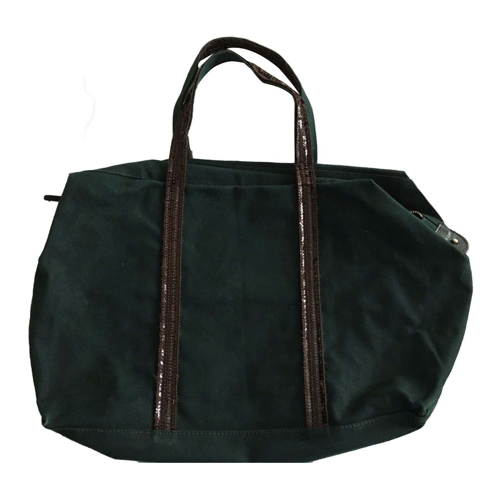 Vanessa Bruno Handbags Green Cotton ref.40917 - Joli Closet