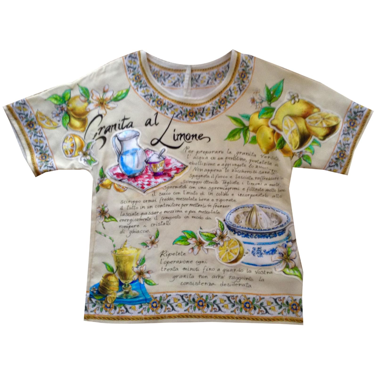 Dolce Gabbana Top Multiple colors Silk Joli Closet