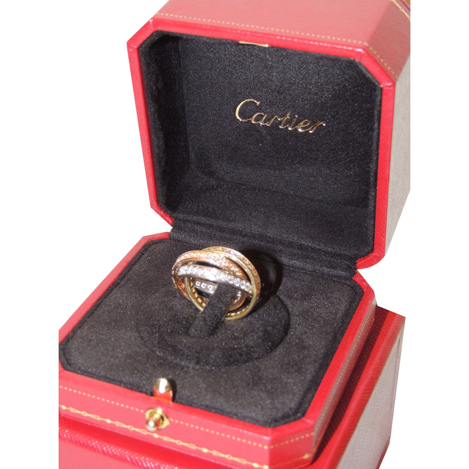 Cartier TRINITY DIAMANTS Rings Gold 