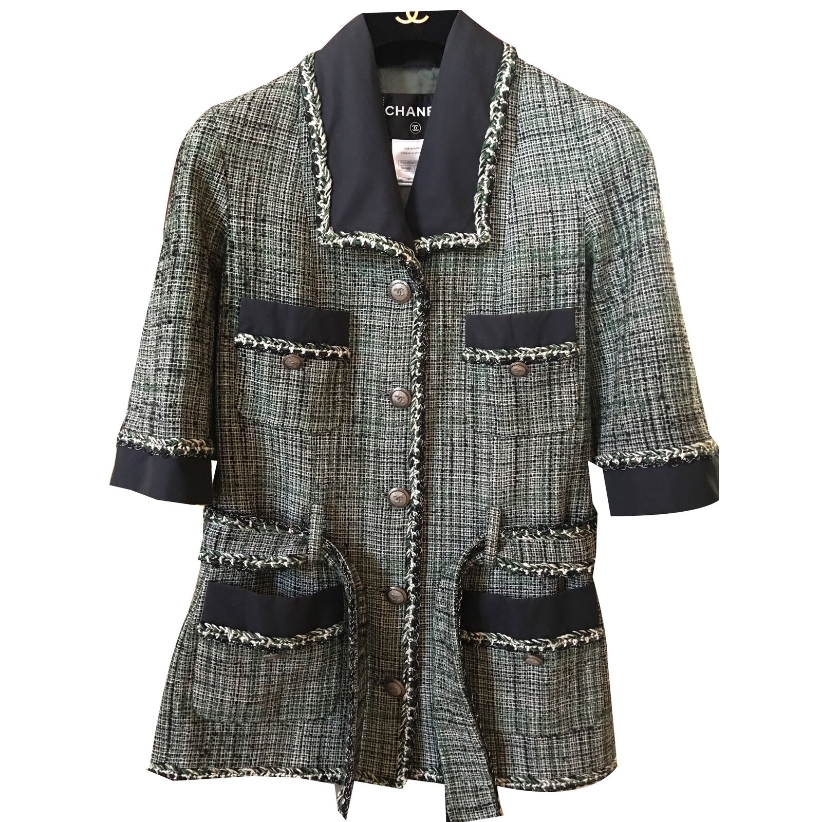 Chanel Jacket Tweed ref.40977 - Joli Closet