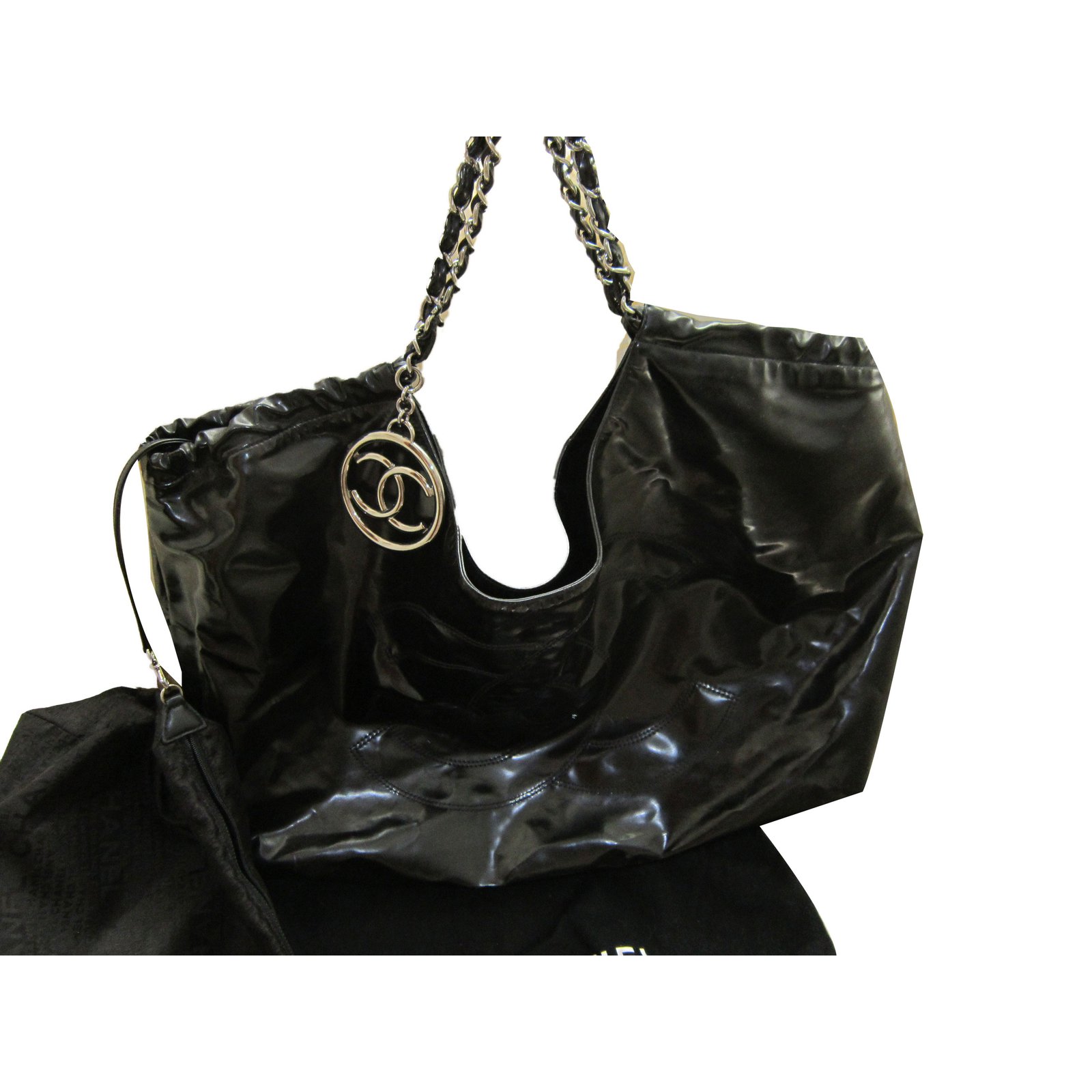 Chanel Handbag Black Cloth ref.41040 - Joli Closet
