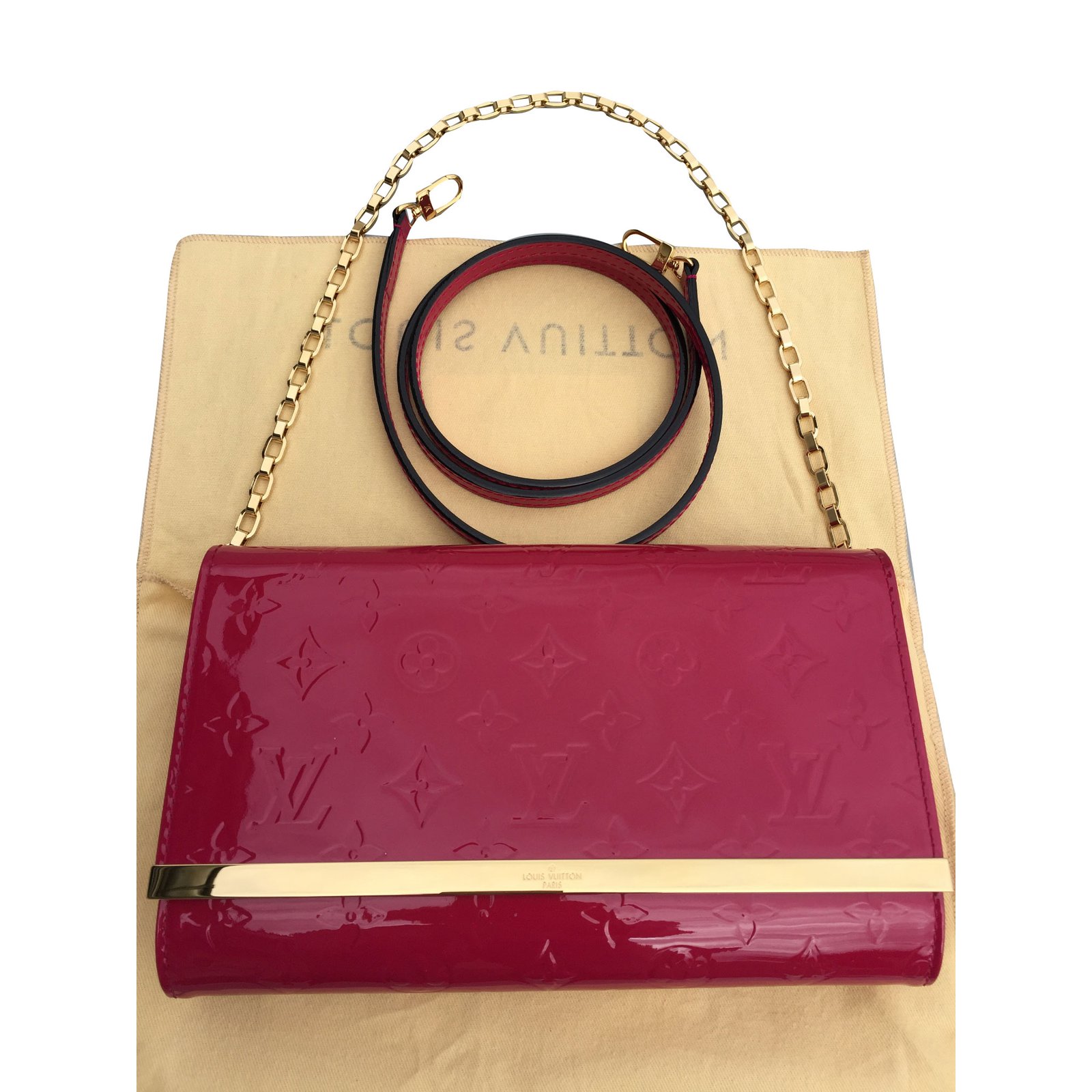 Louis Vuitton ANA Pink Patent leather ref.41641 - Joli Closet