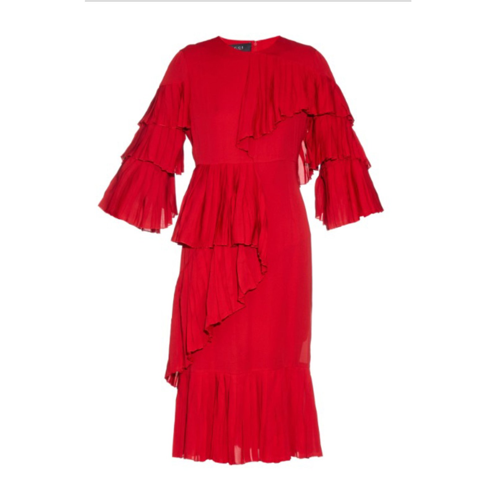 gucci red dress