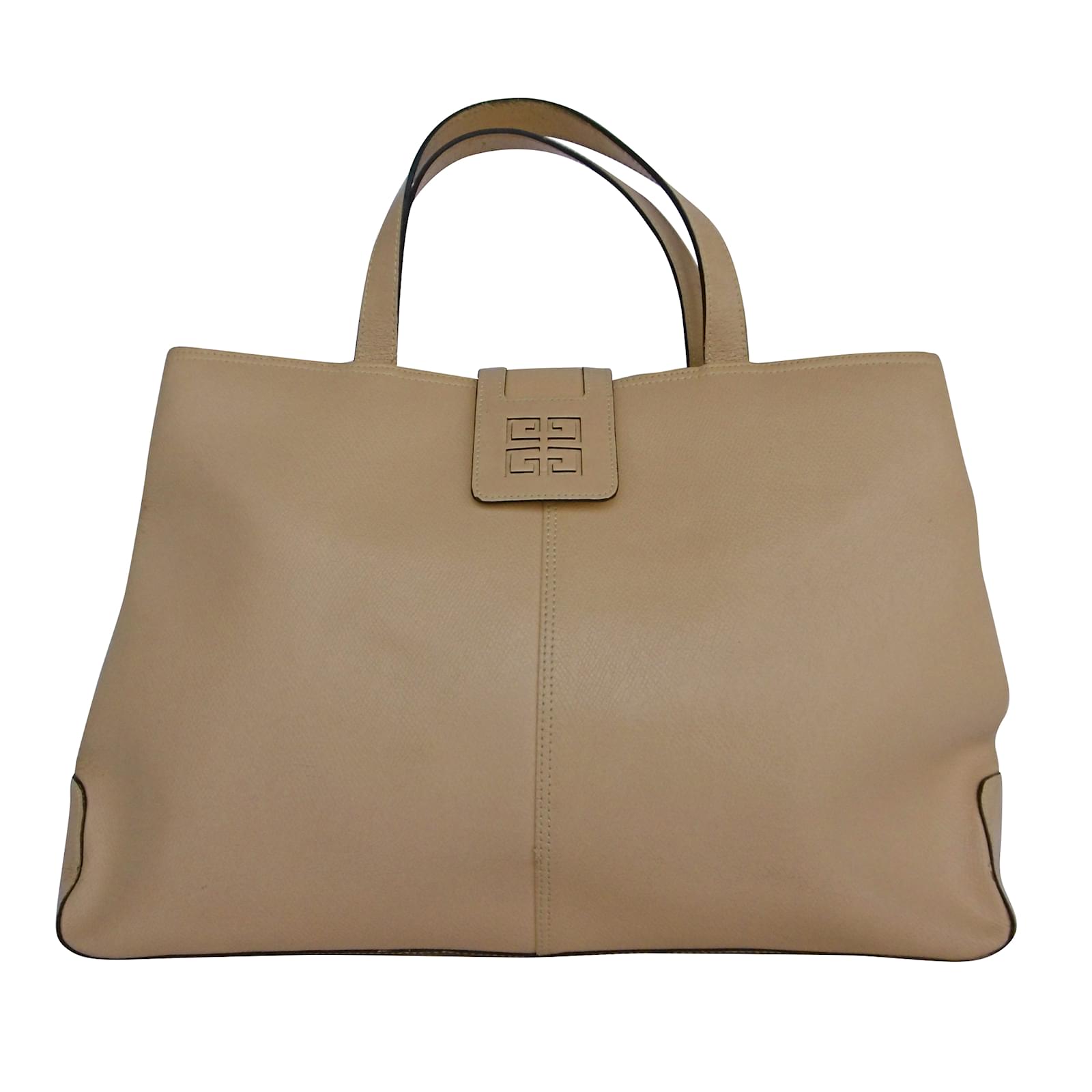 Givenchy Sacs à main Cuir Beige ref.42568 - Joli Closet