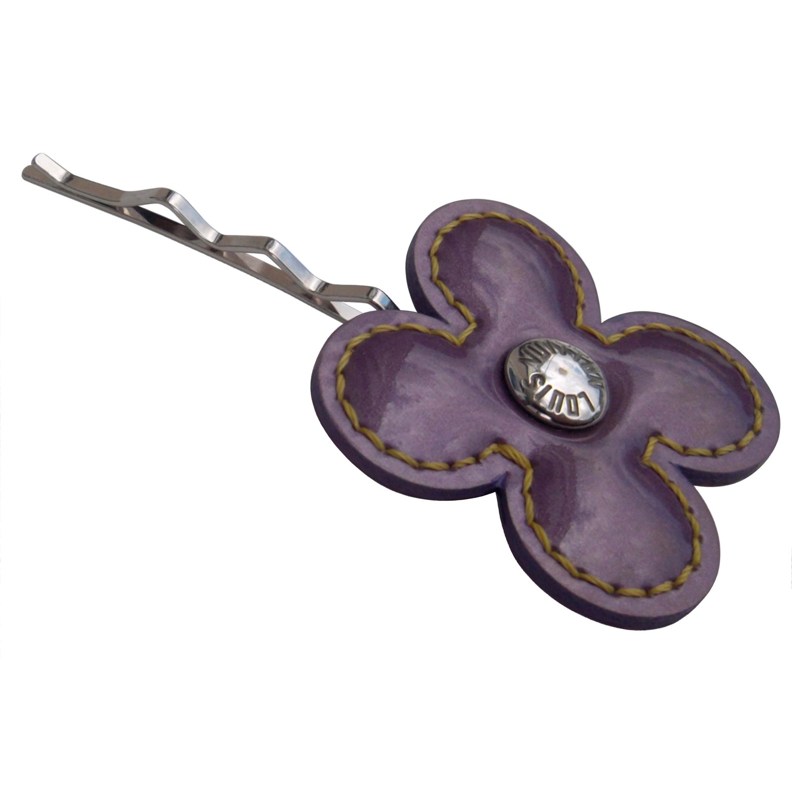 flower louis vuitton hair clip