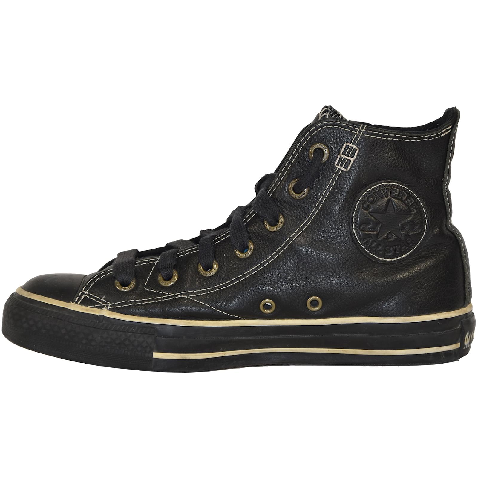 converses cuir marron femme