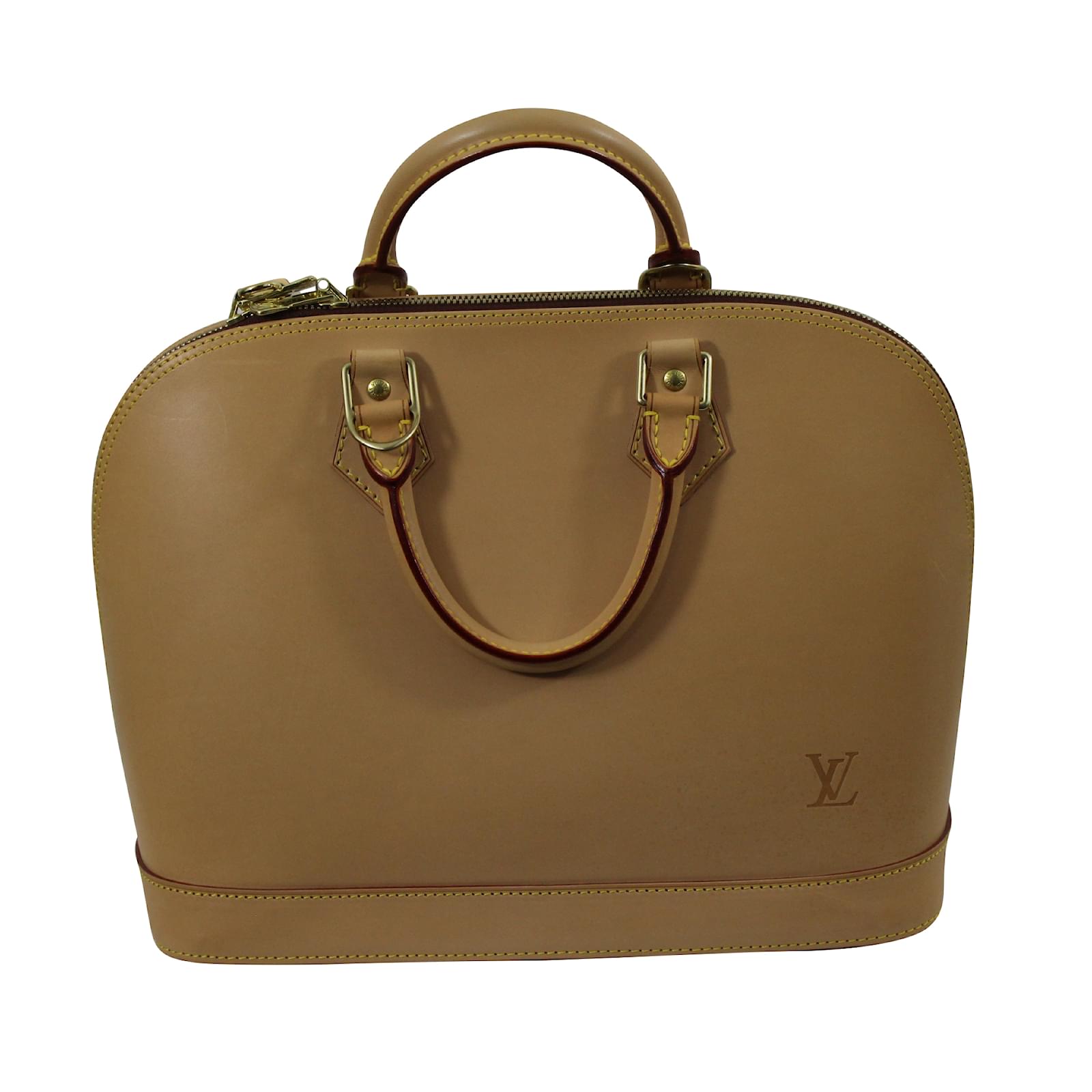 Louis Vuitton handbag in brown shading leather