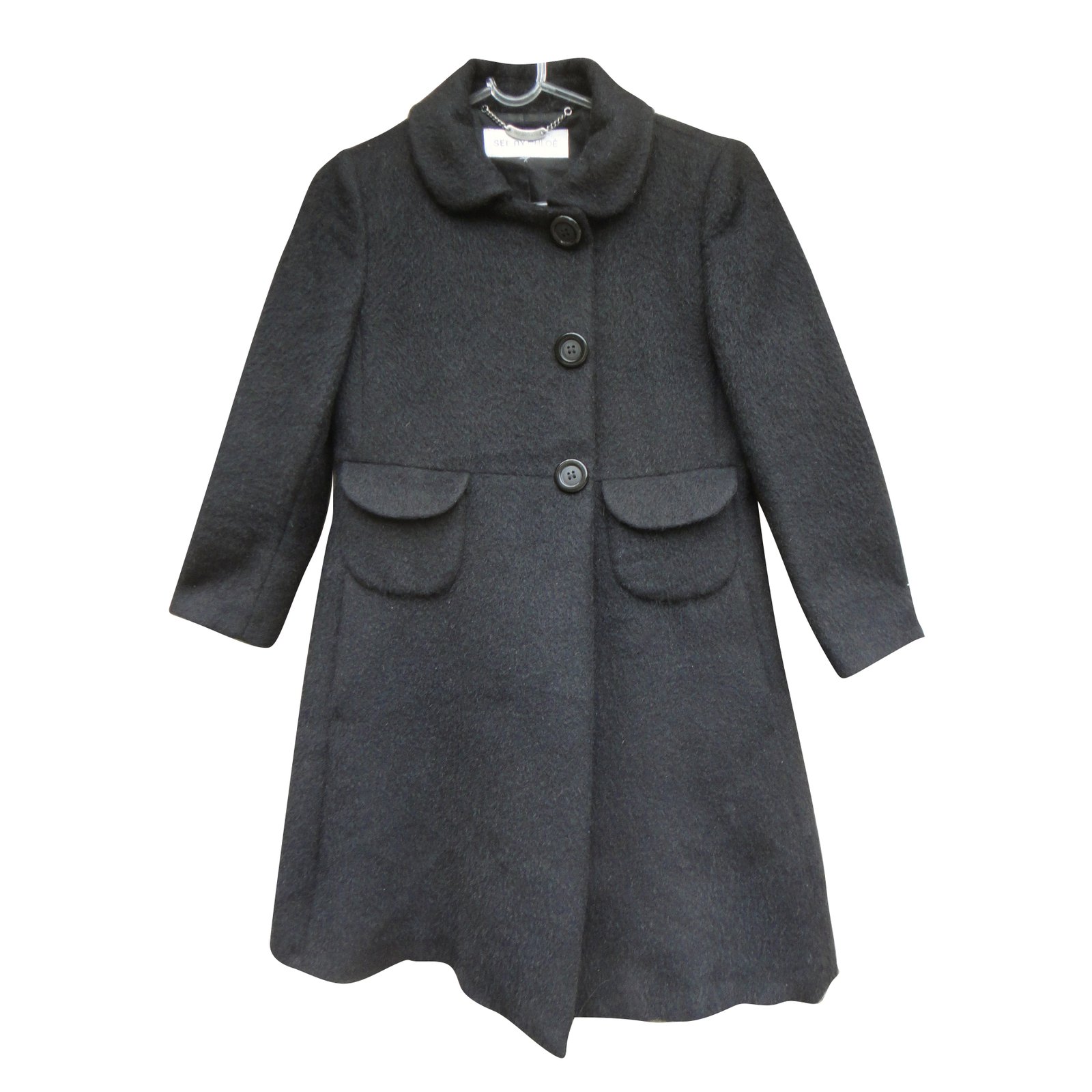 Fashion Coats Wool Coats See by Chloé SeeByChlo\u00e9 Wool Coat black business style 