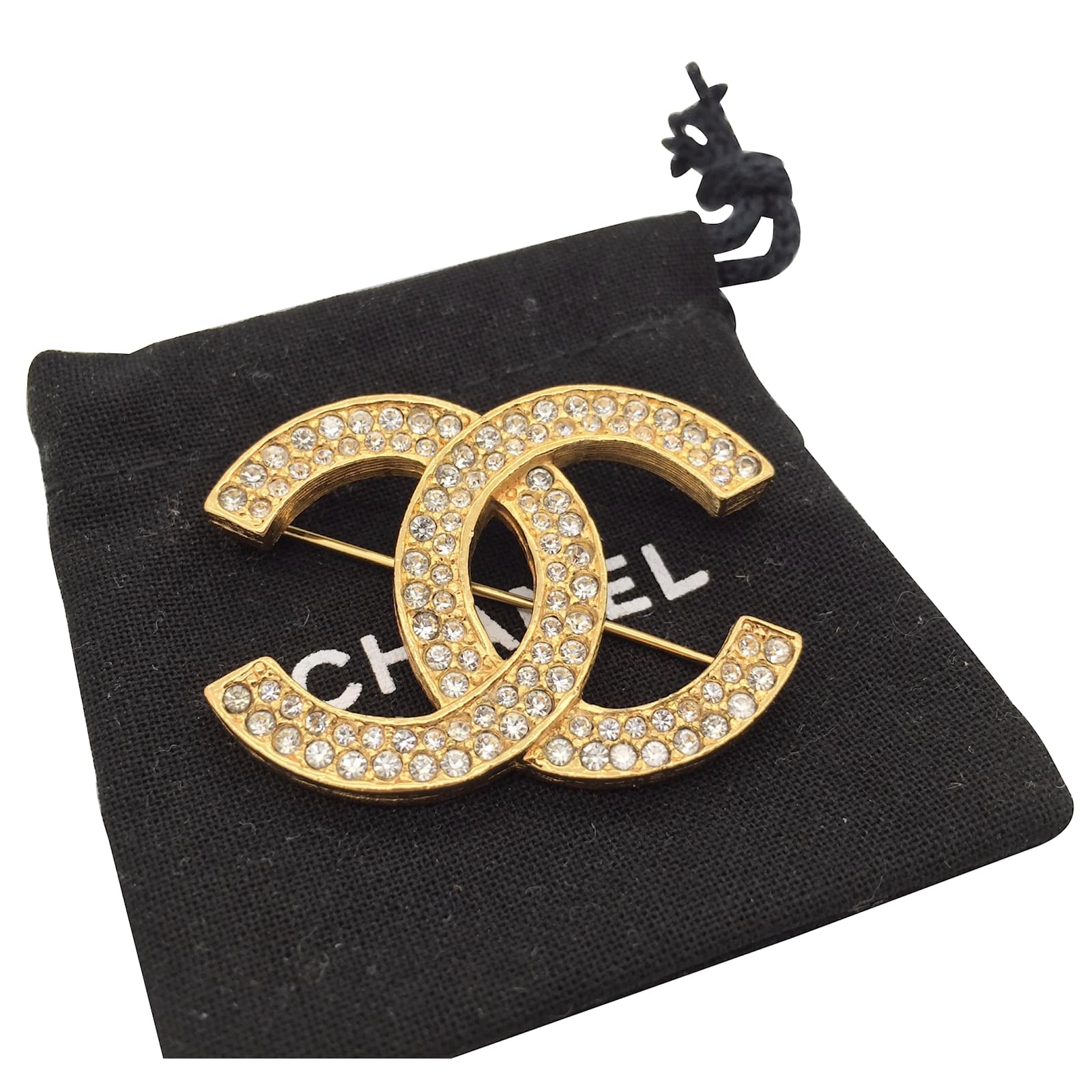 Broche Chanel Métal Doré ref.43102 - Joli Closet