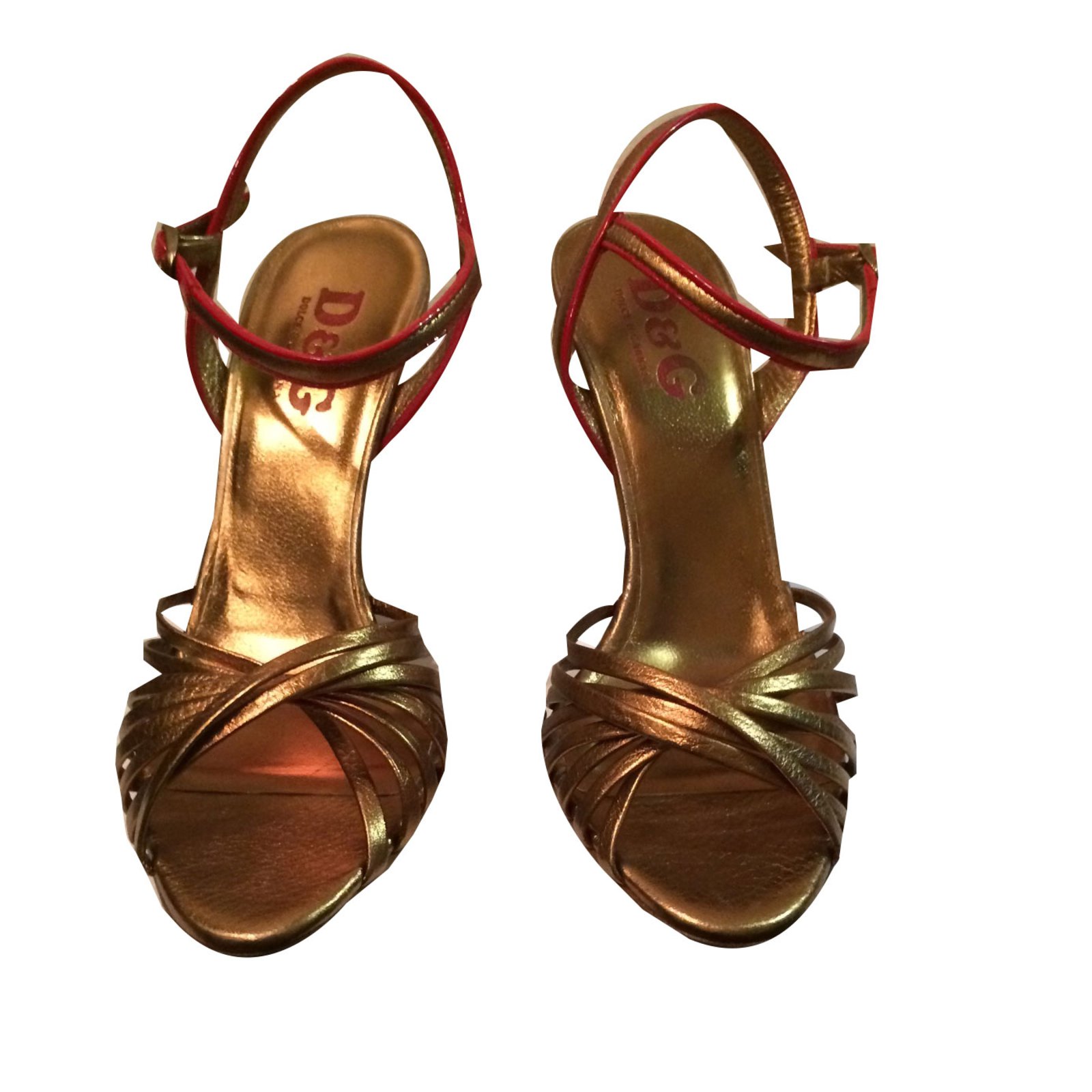 Embellished Leather Sandals in White - Dolce Gabbana | Mytheresa