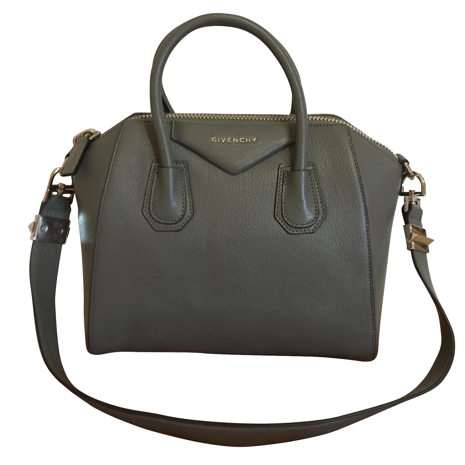 Givenchy Antigona Grey Leather  - Joli Closet