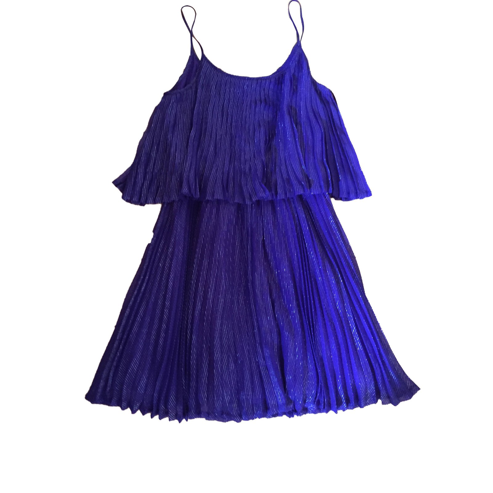 Halston Heritage Dress Purple Silk ref ...