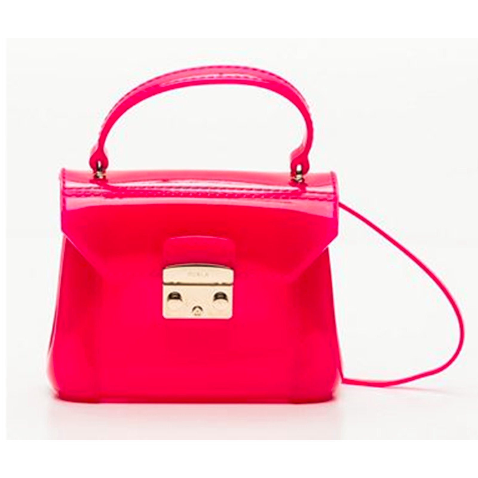 Pink Rubber Purse