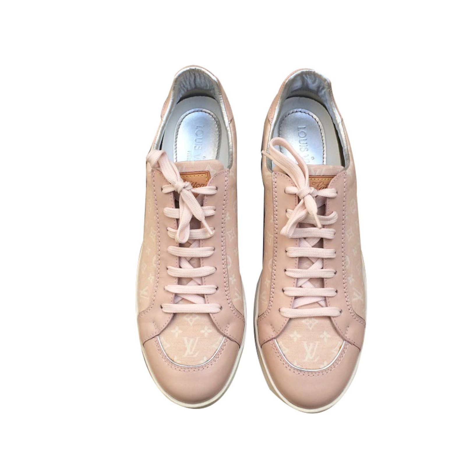 Louis Vuitton Sneakers Pink Cloth ref.46789 - Joli Closet
