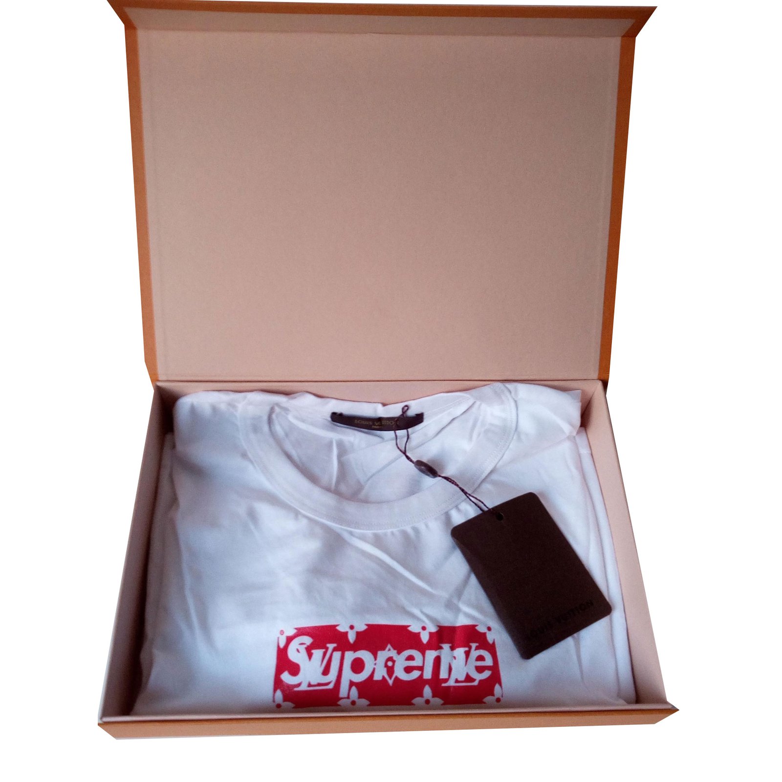 SUPREME X LOUIS VUITTON TSHIRT Mens Fashion Tops  Sets Tshirts  Polo  Shirts on Carousell
