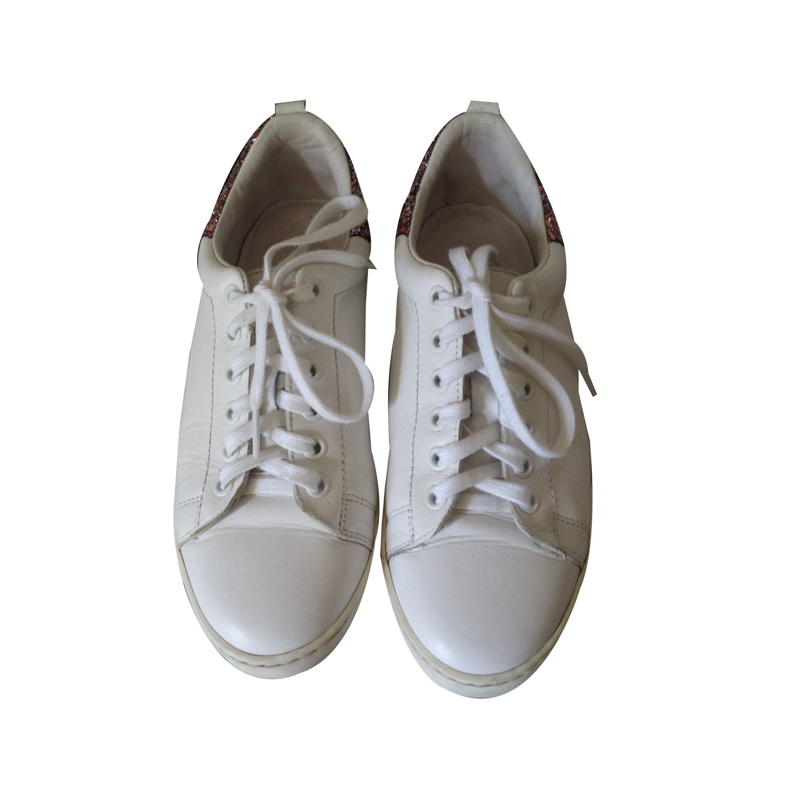 Maje Sneakers White Leather ref.47935 - Joli Closet