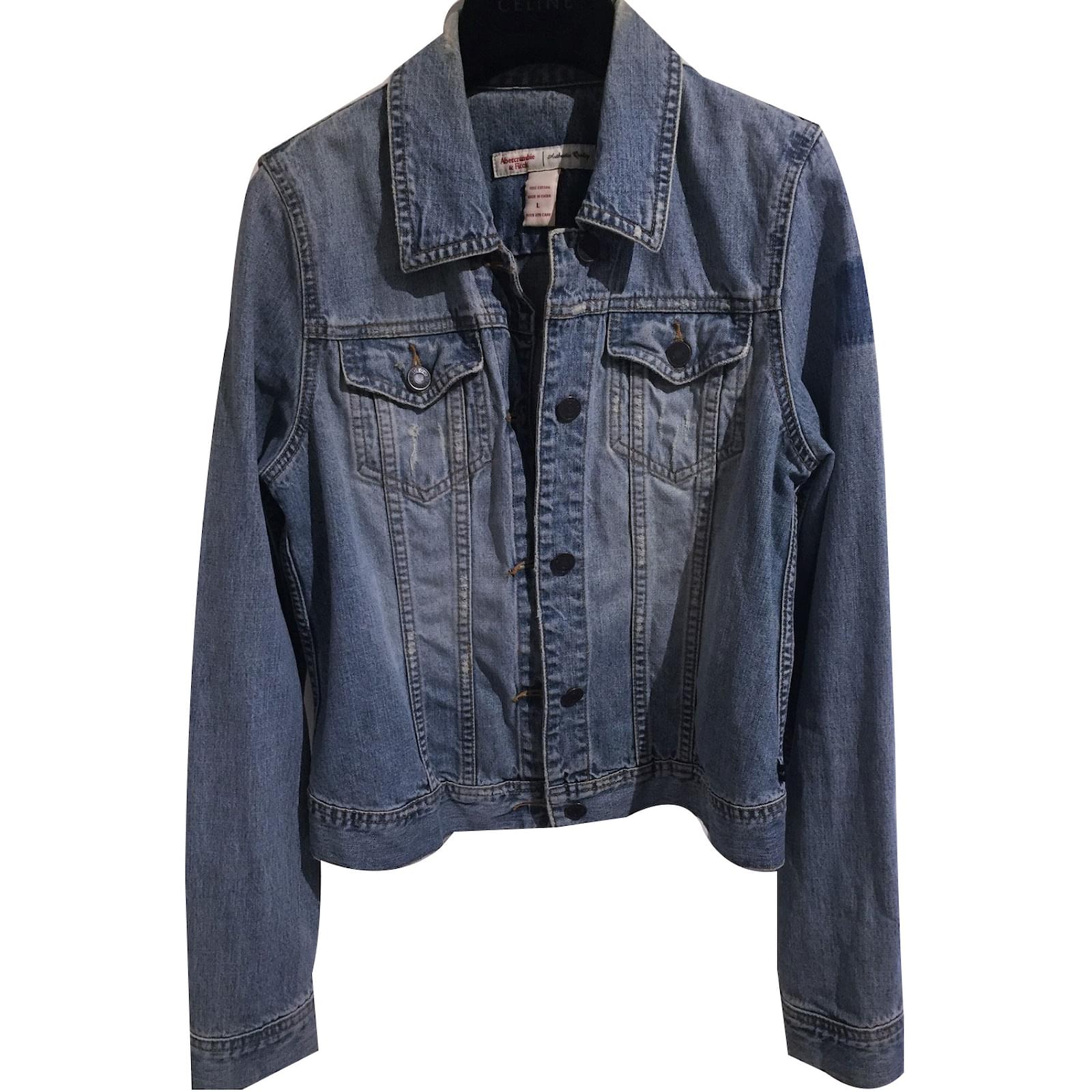 a&f denim jacket