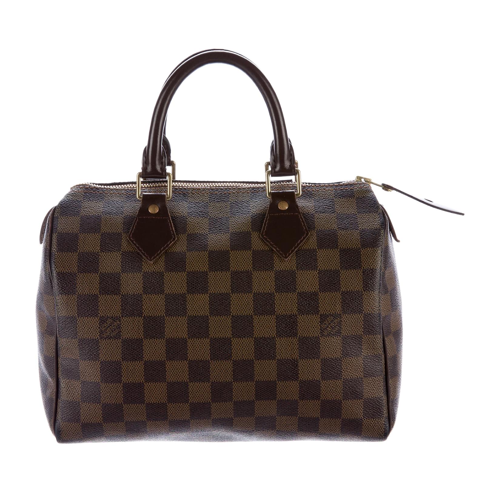 Salsa cloth handbag Louis Vuitton Brown in Cloth - 36115398