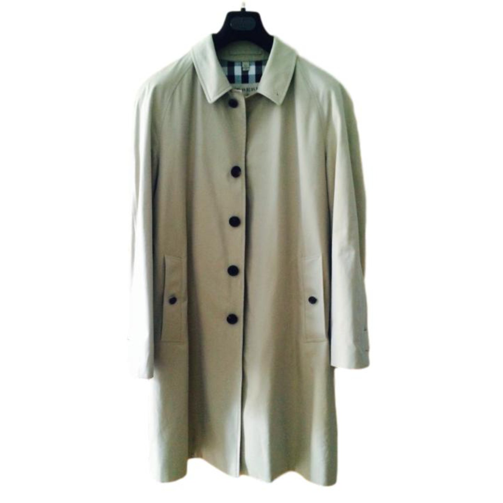 burberry camden cotton car coat