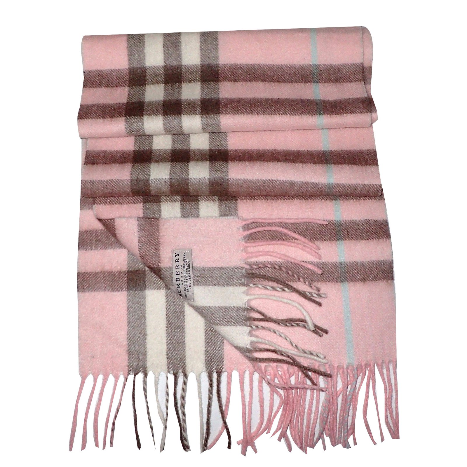 burberry pink scarf