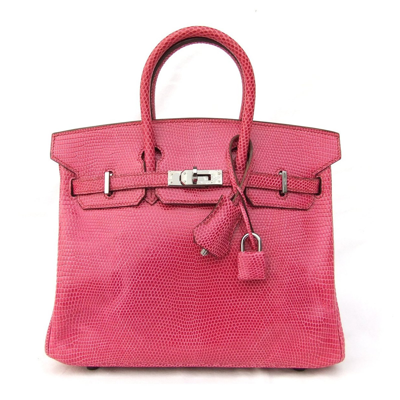 Hermès Hermès Birkin 25 Handbags Exotic leather Pink ref.48556 - Joli Closet