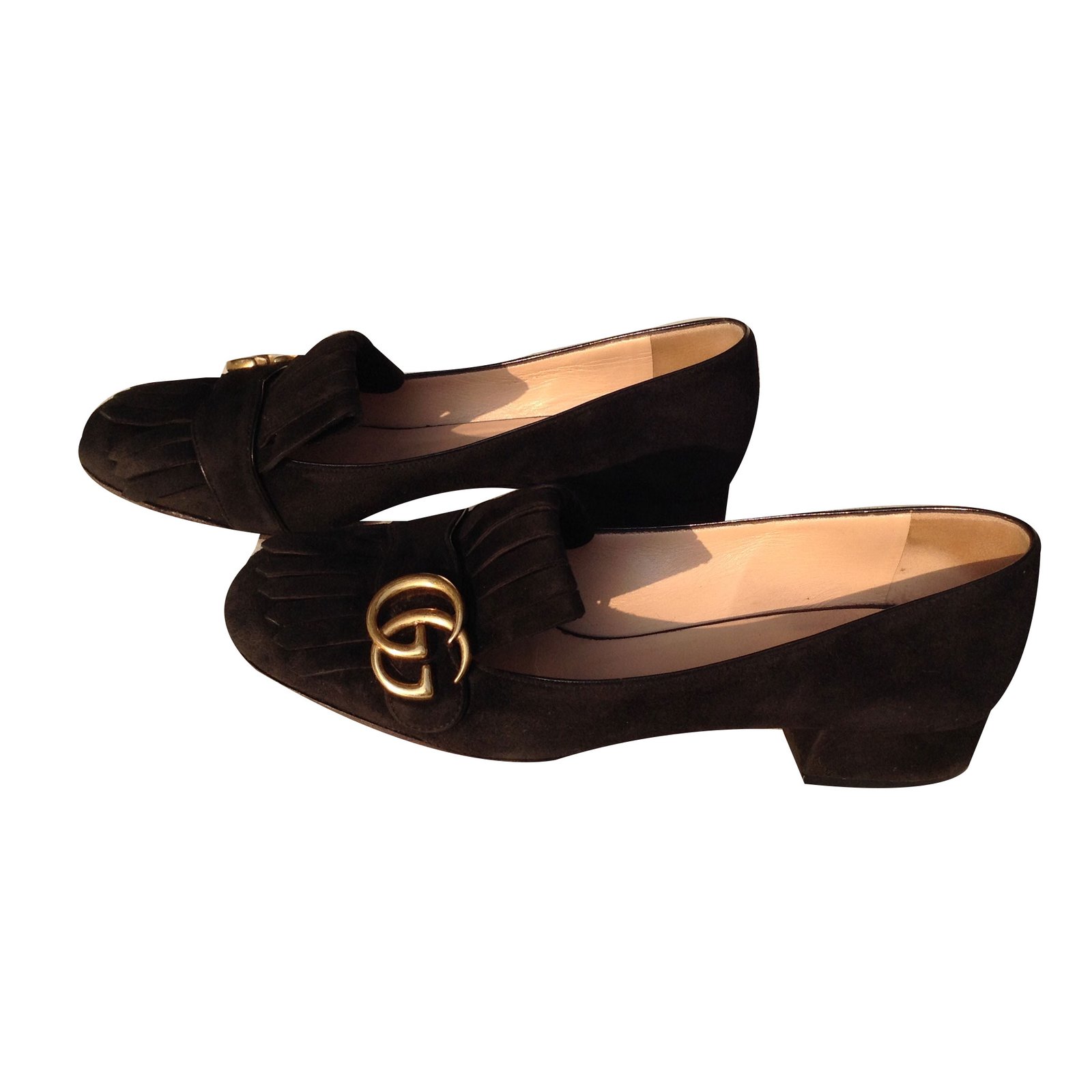 Gucci Marmont Loafers Flats Leather 