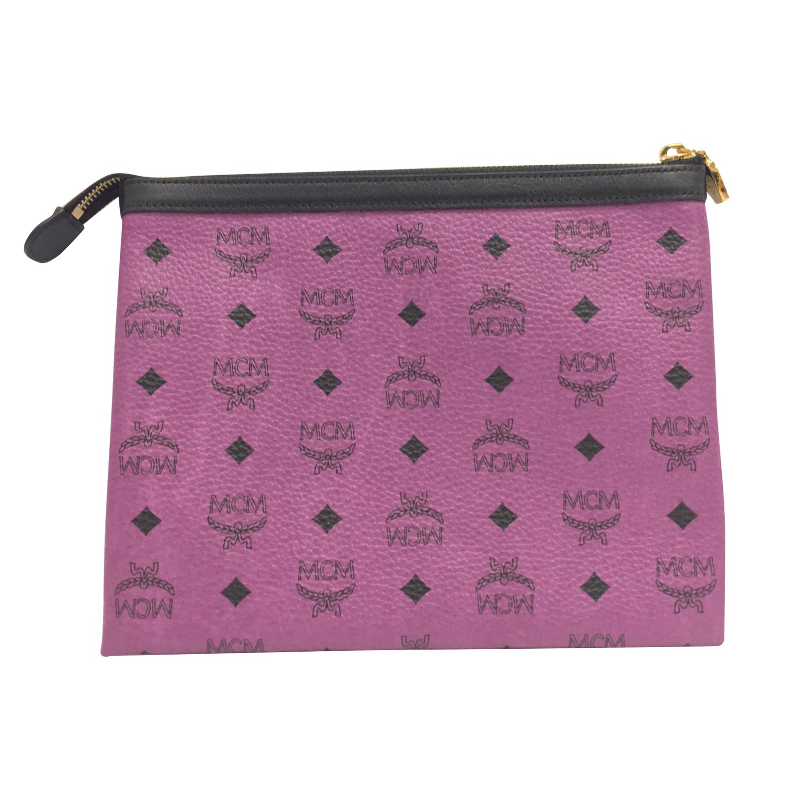 MCM Pochette Purple Polyester ref.50138 - Joli Closet