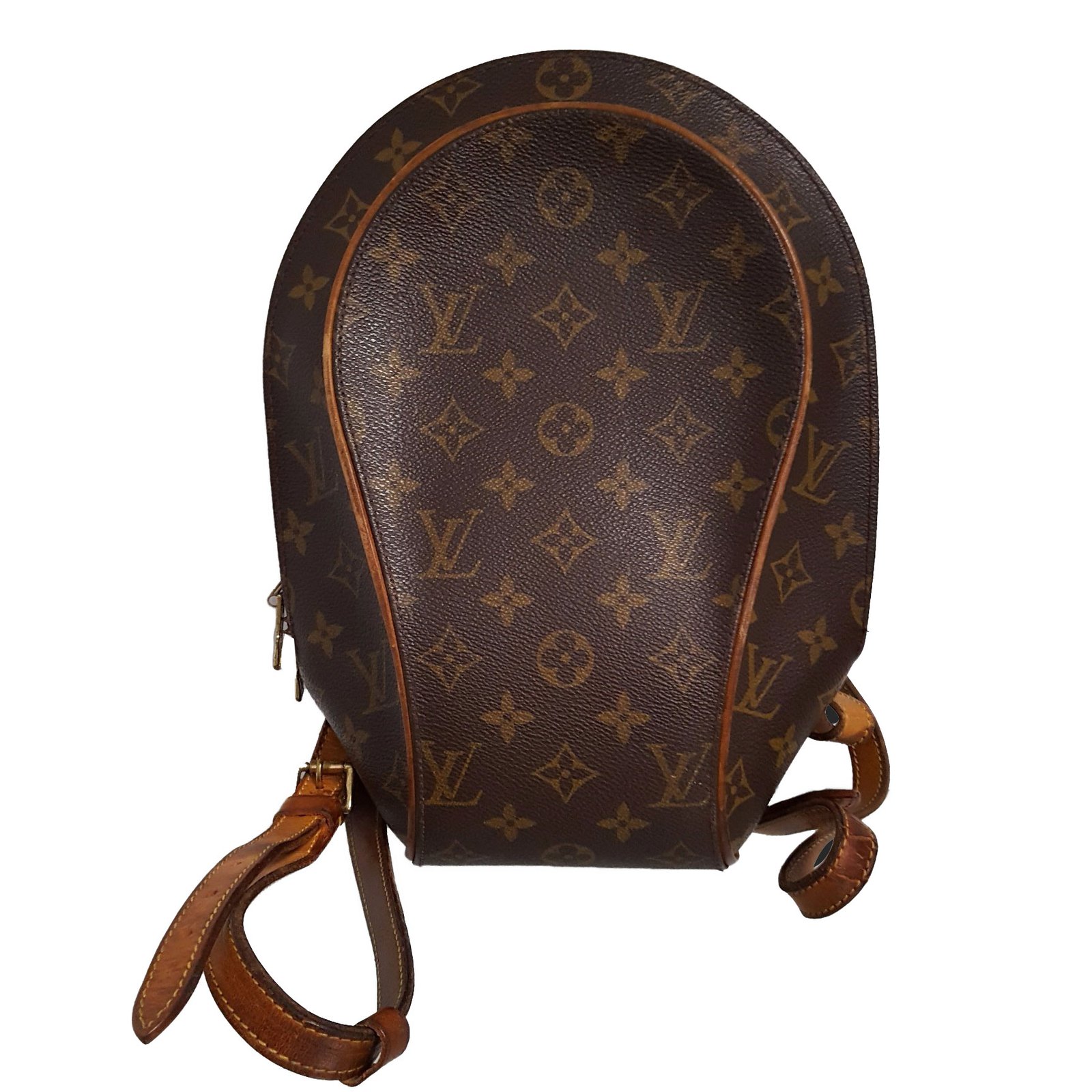 Louis Vuitton Monogram Ellipse Sac a Dos Backpack Brown Leather