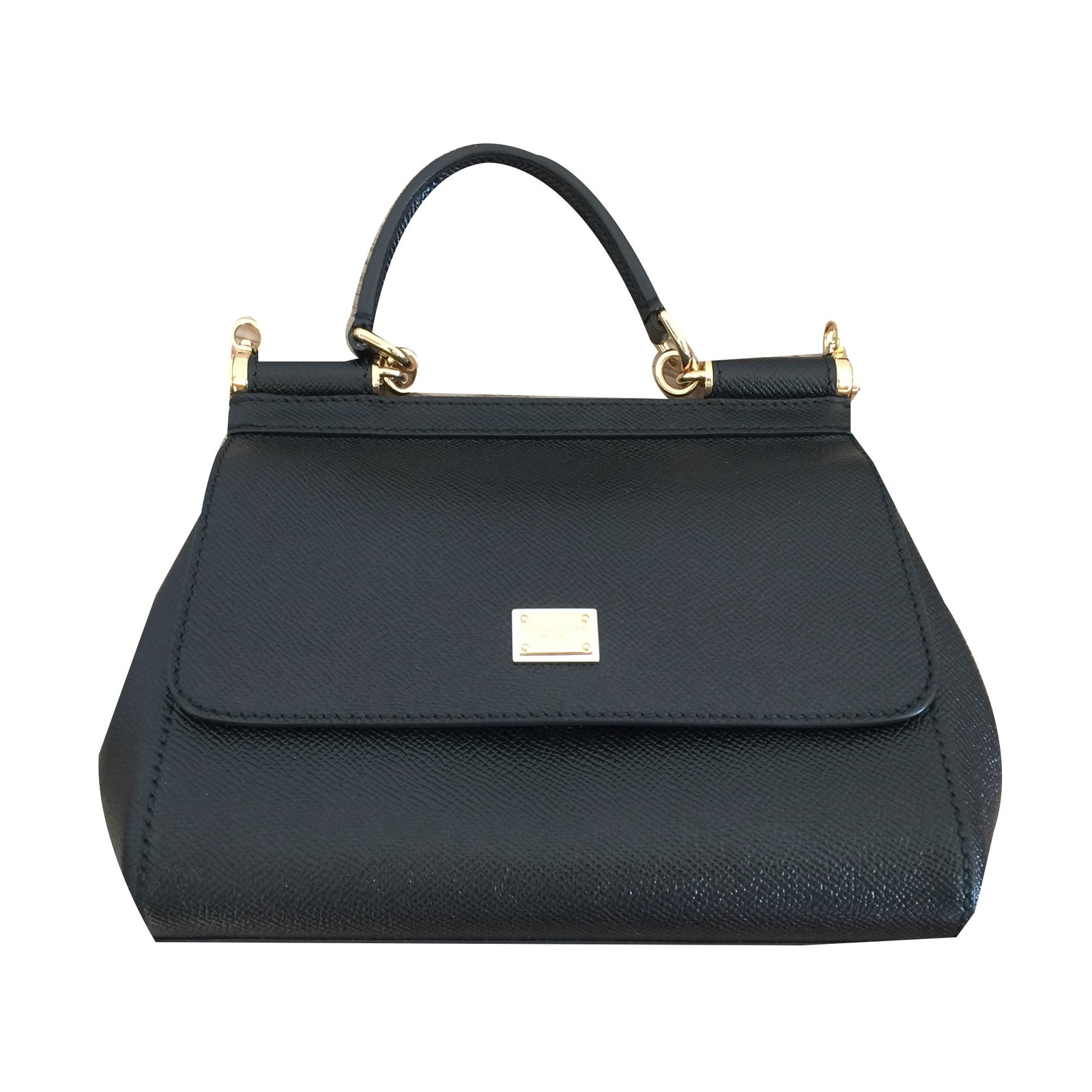 Buy Dolce & Gabbana Blue Blue Small Miss Sicily Dauphine Leather Bag for  WOMEN in Saudi | Ounass