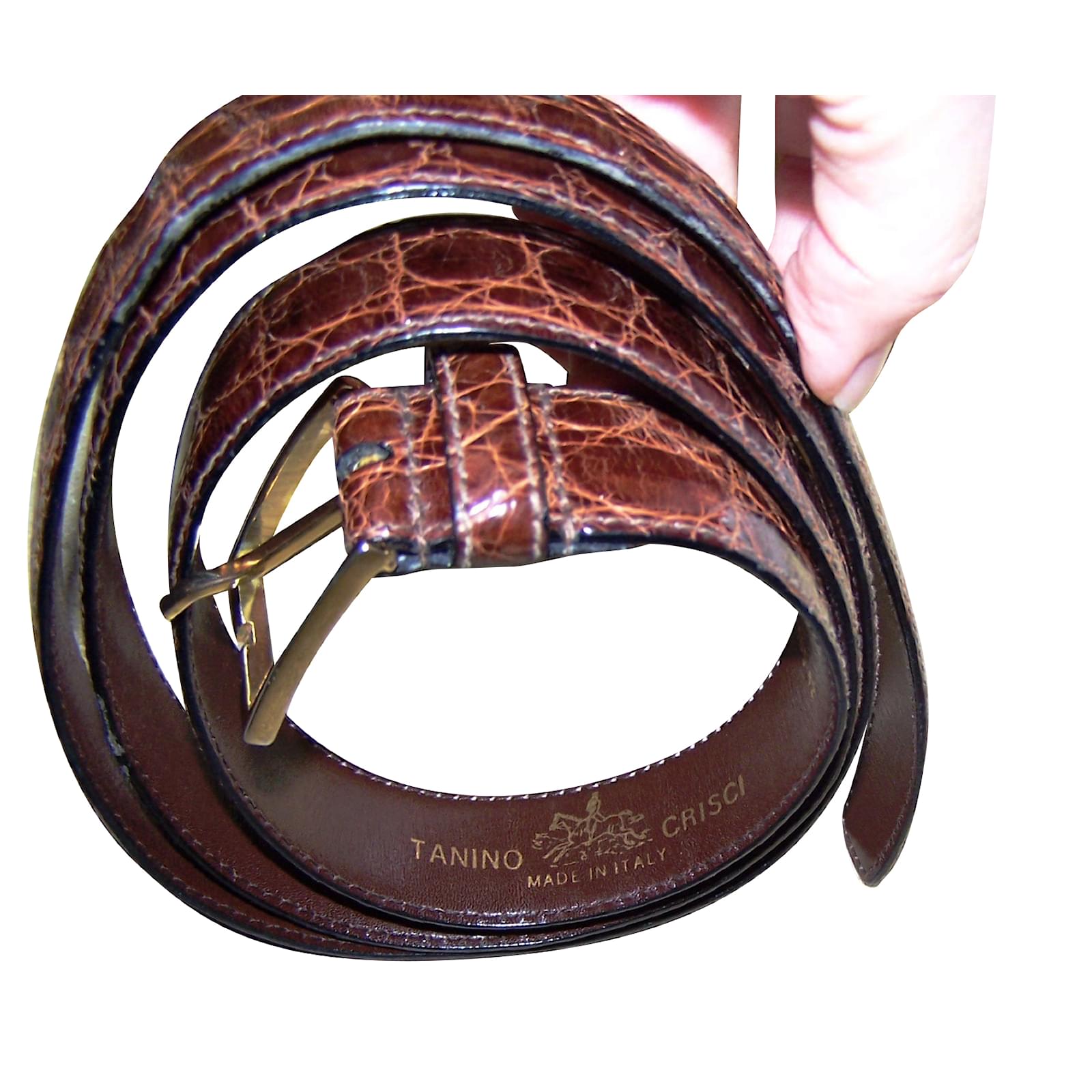 exotic leather belts