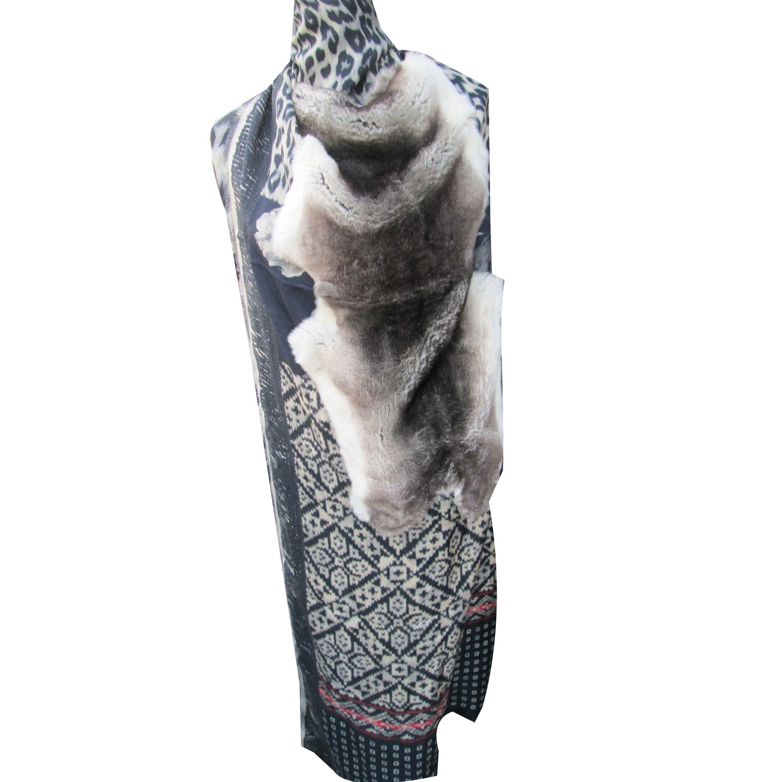 Pierre Louis Mascia Fancy Orylag Grey Silk Fur ref.50991 - Joli Closet