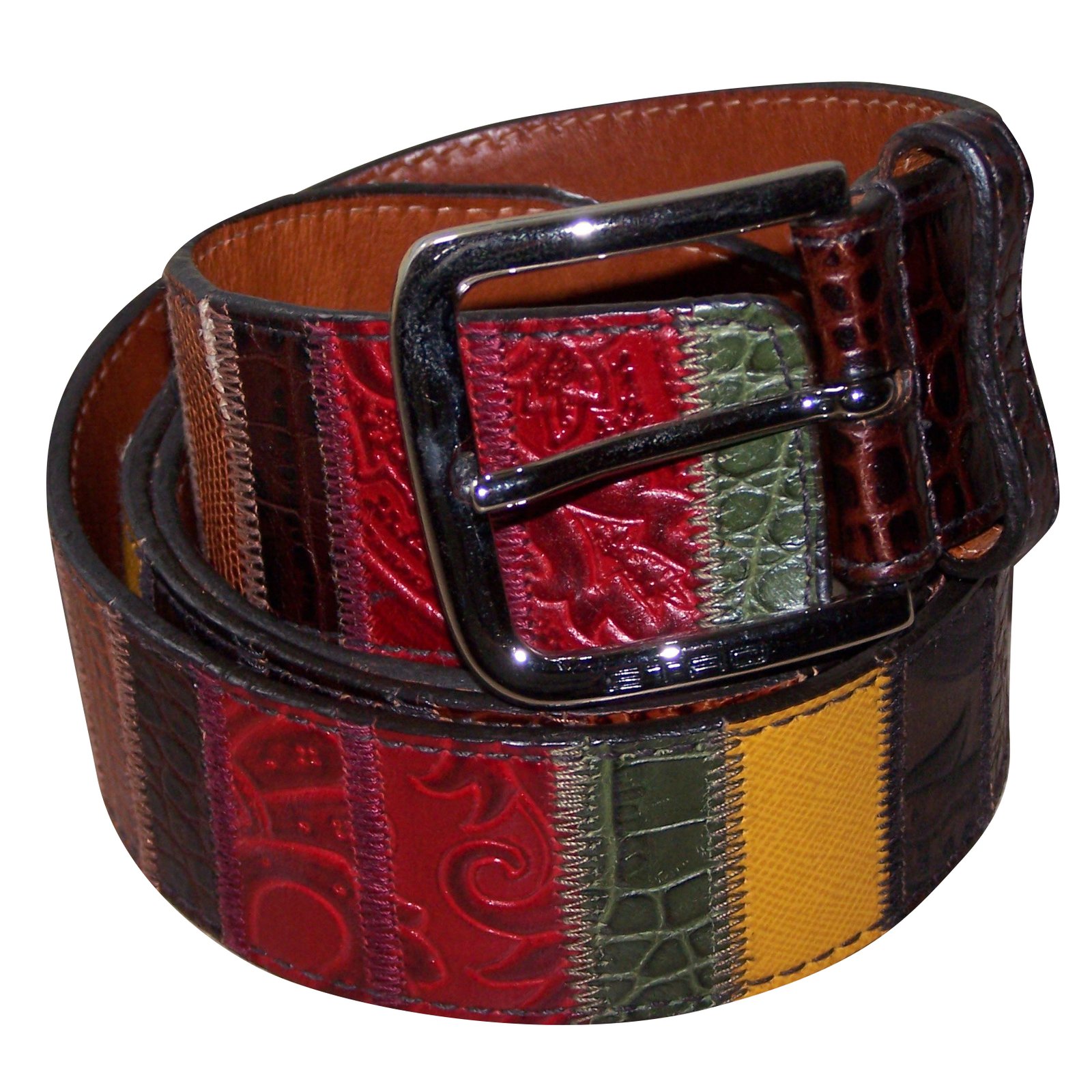 overspringen specificatie Intrekking Etro Belt Multiple colors Exotic leather ref.51269 - Joli Closet