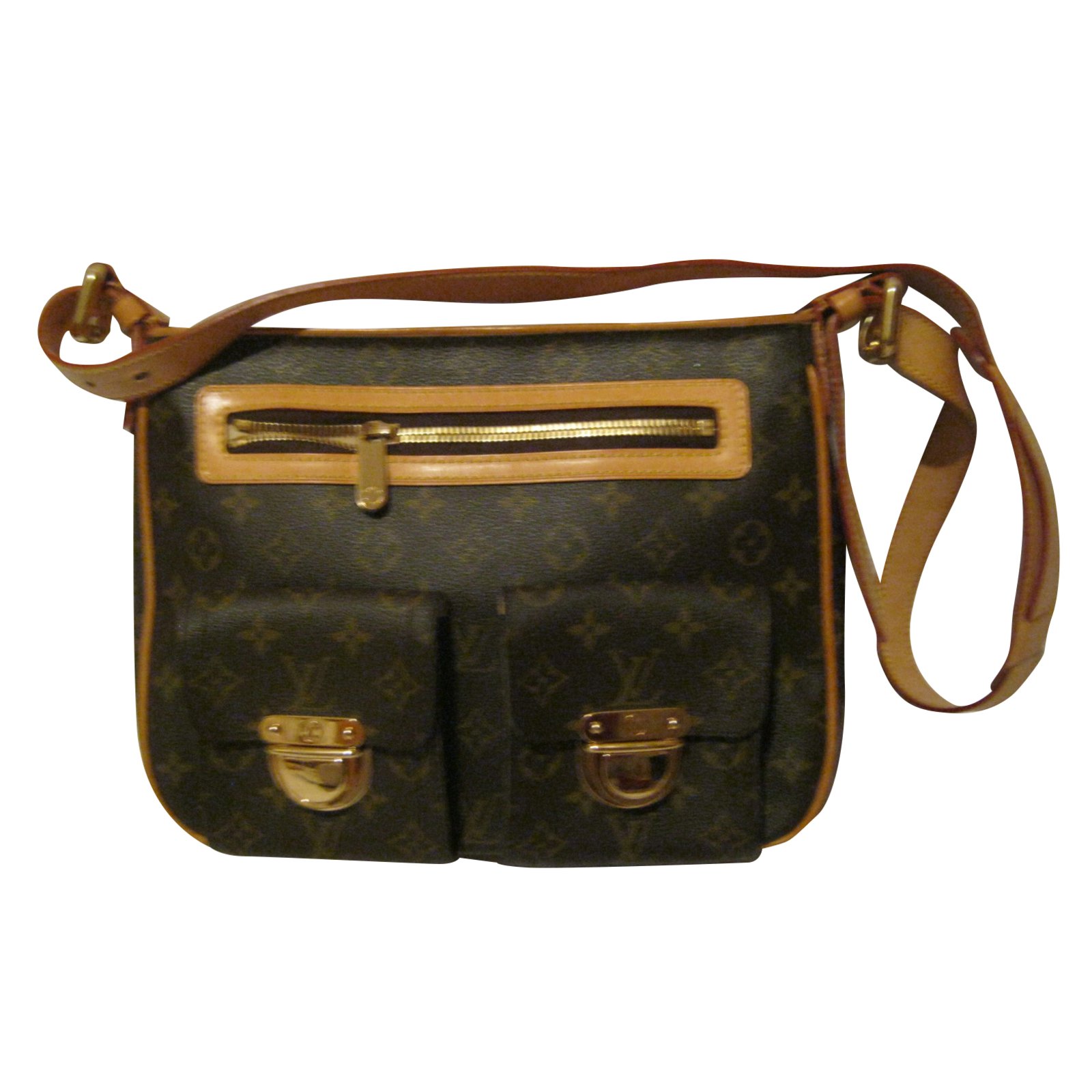 Louis Vuitton Hudson GM Brown Leather ref.51376 - Joli Closet