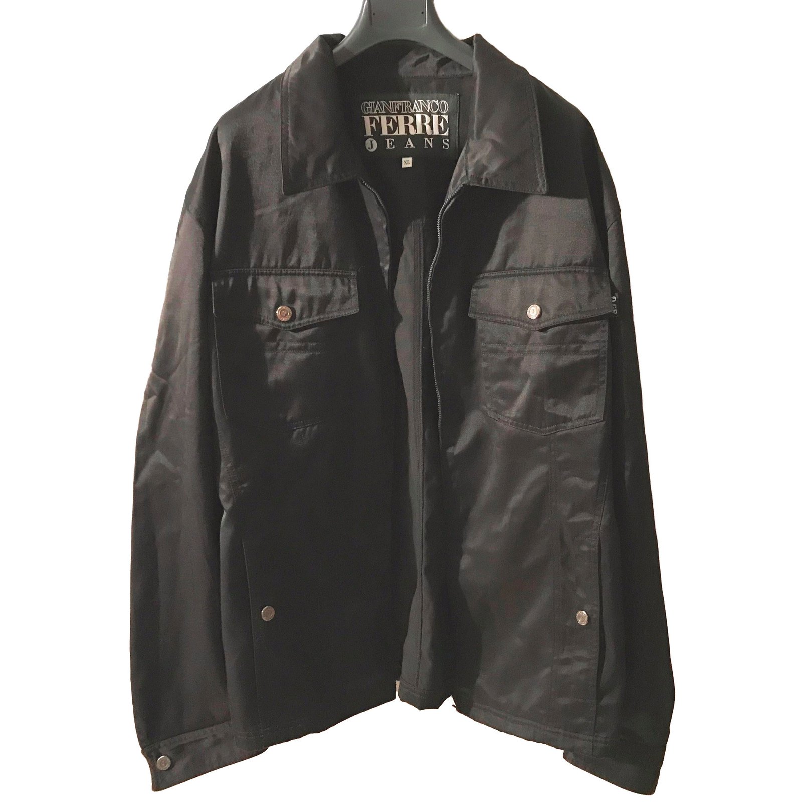 GianFranco Ferre  X-large  Nero Black Sleeveless Jacket