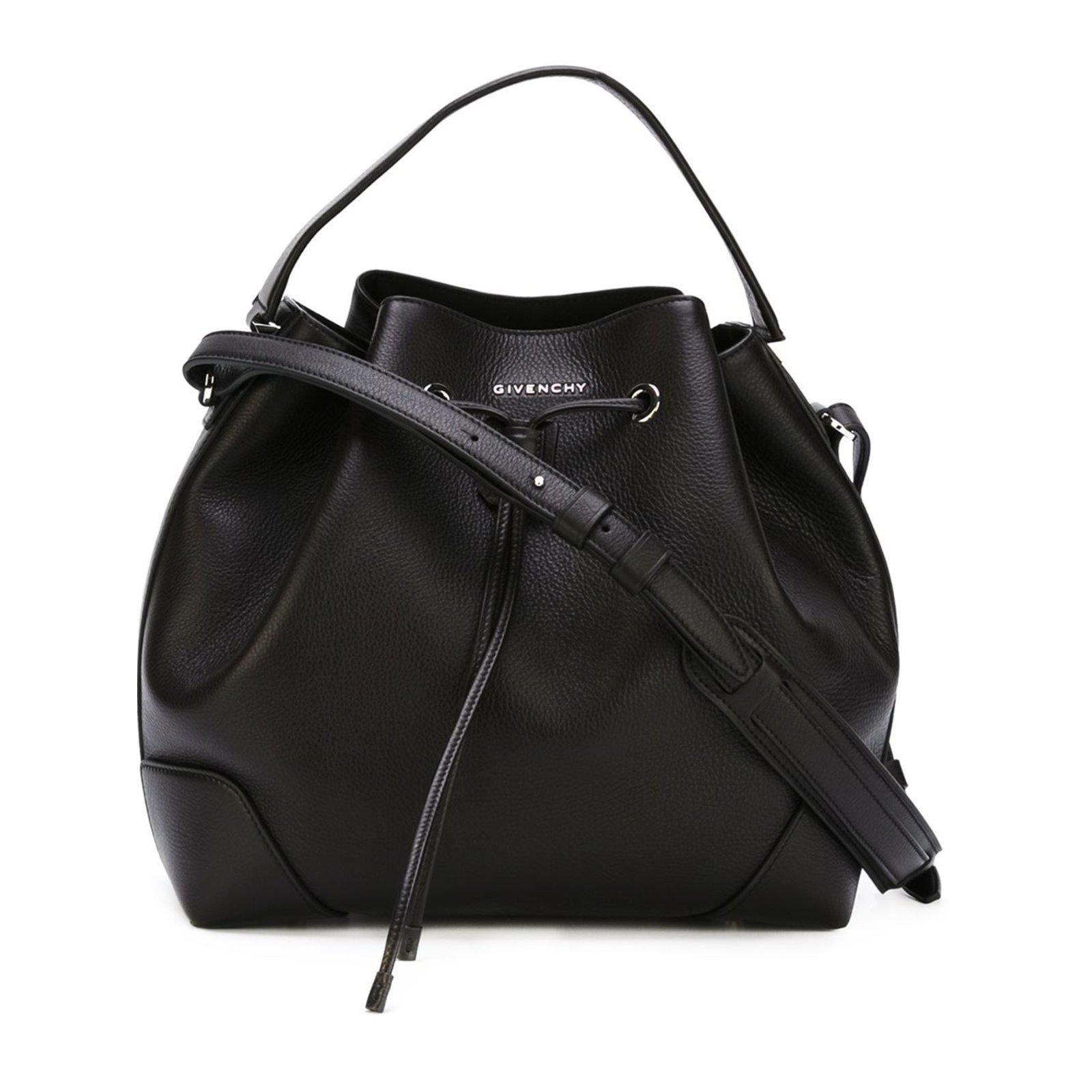 Givenchy Lucrezia Bucket Bag Medium Black Leather ref.52836 - Joli Closet
