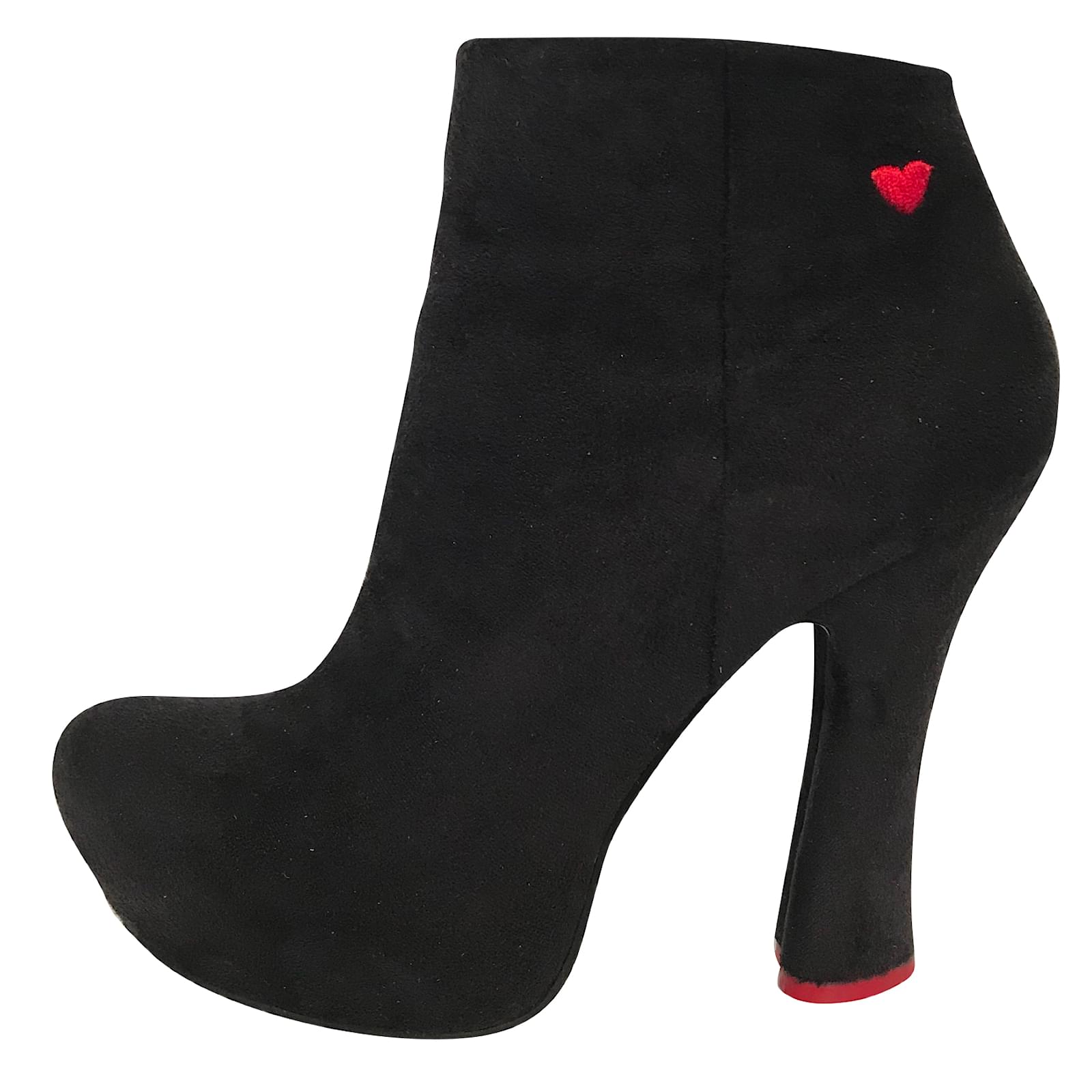 moschino boots heels
