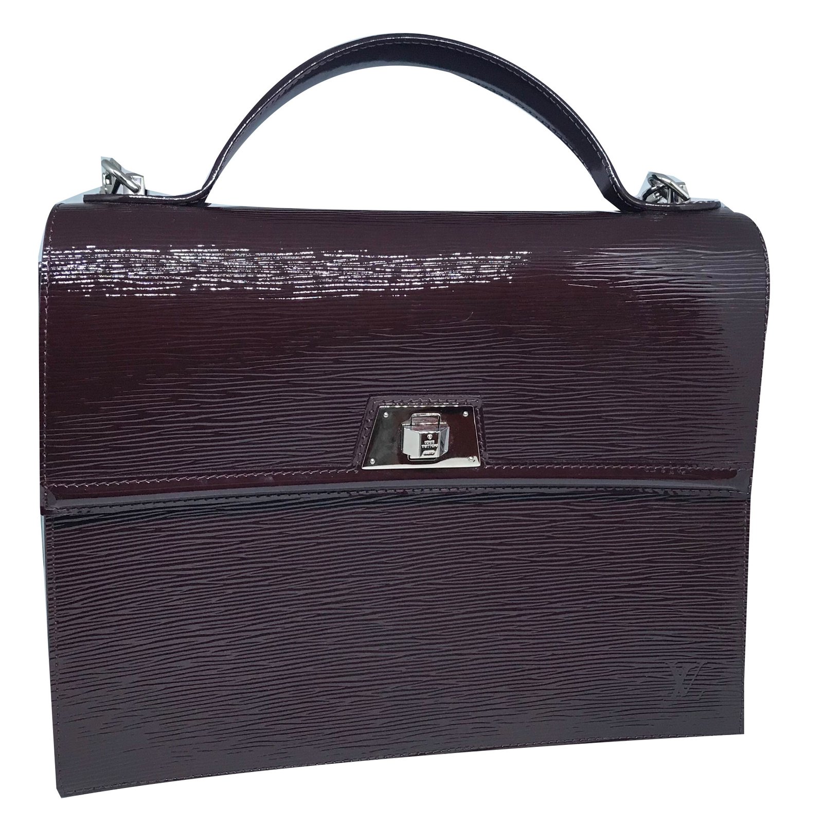 Louis Vuitton Sevigne Prune Leather ref.54940 - Joli Closet