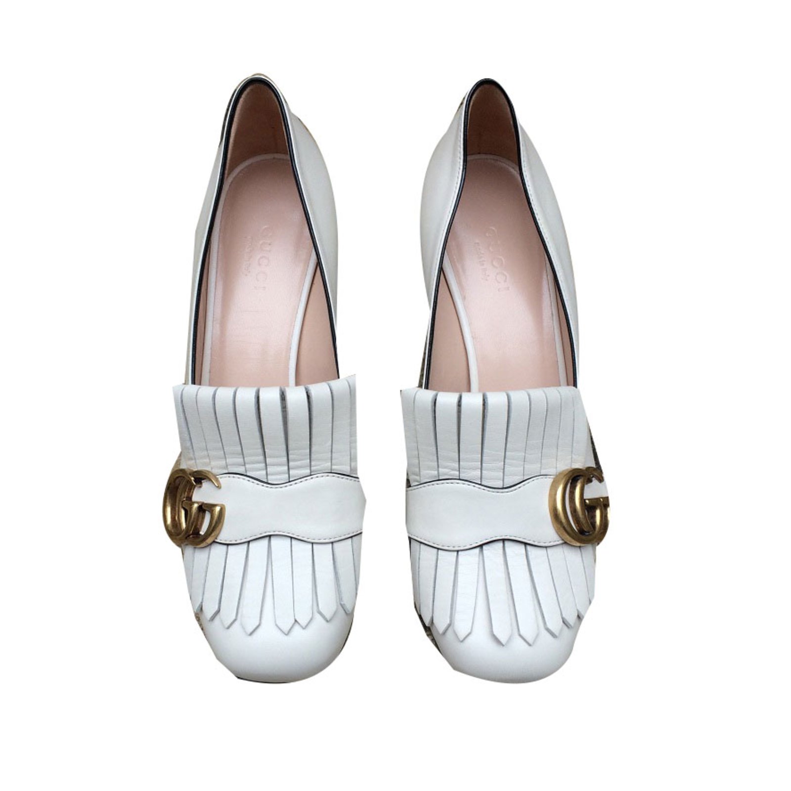 gucci marmont flat shoes
