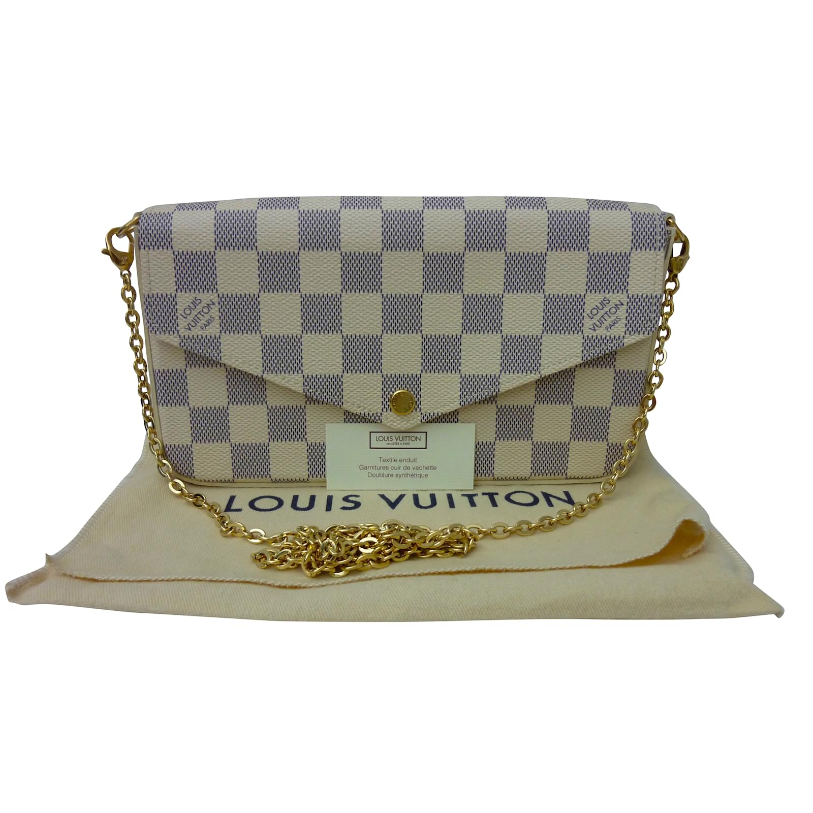 louis vuitton damier azur felicie