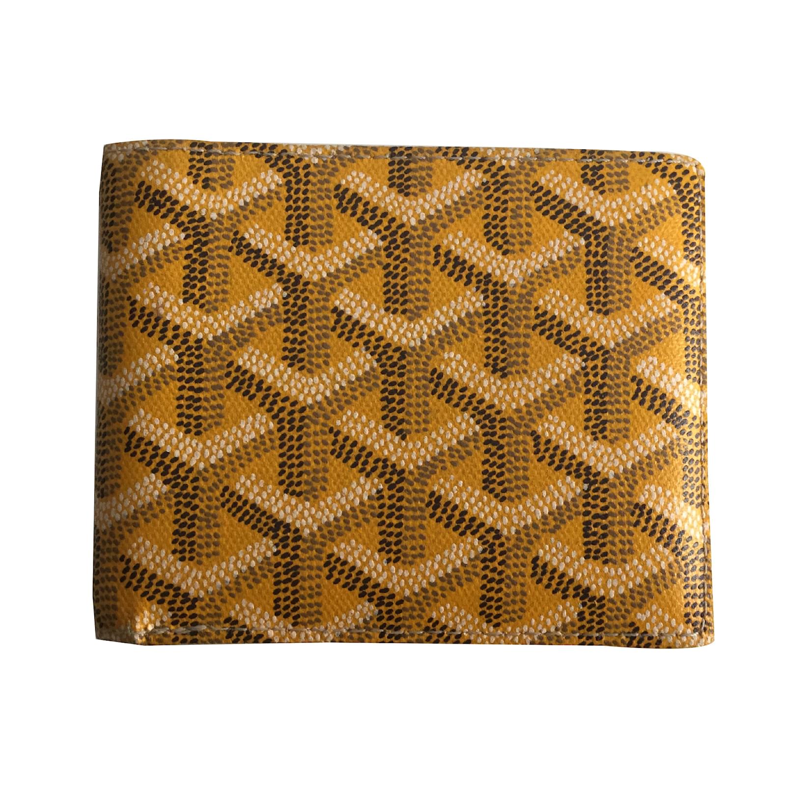 Goyard Victoire Amarillo Cuero ref.55212 Joli Closet