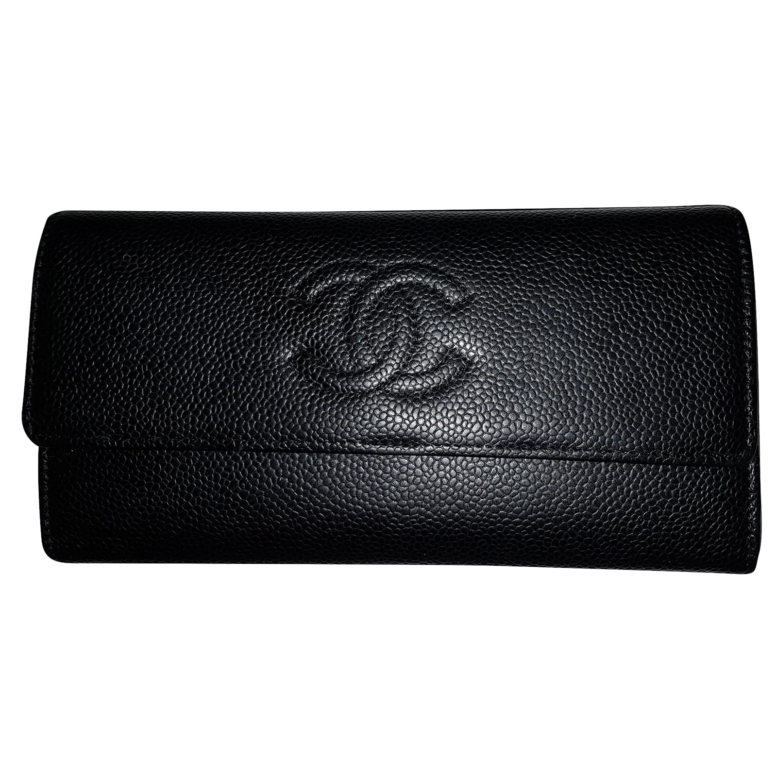 Chanel Wallets Black Leather ref.55406 Joli Closet