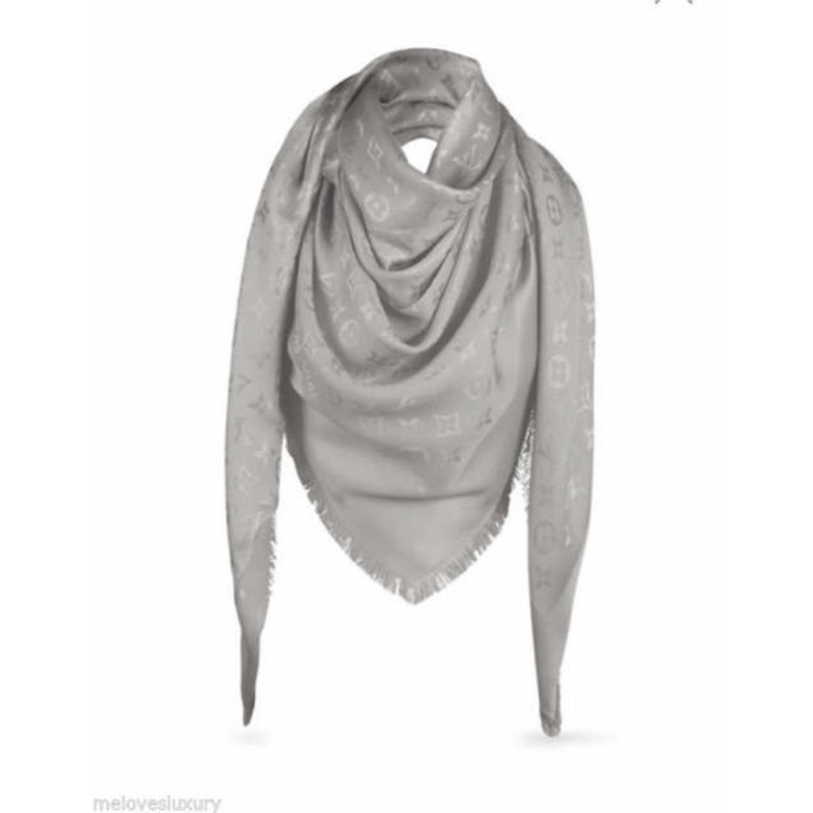 Louis Vuitton Monogram Classic Silk Shawl