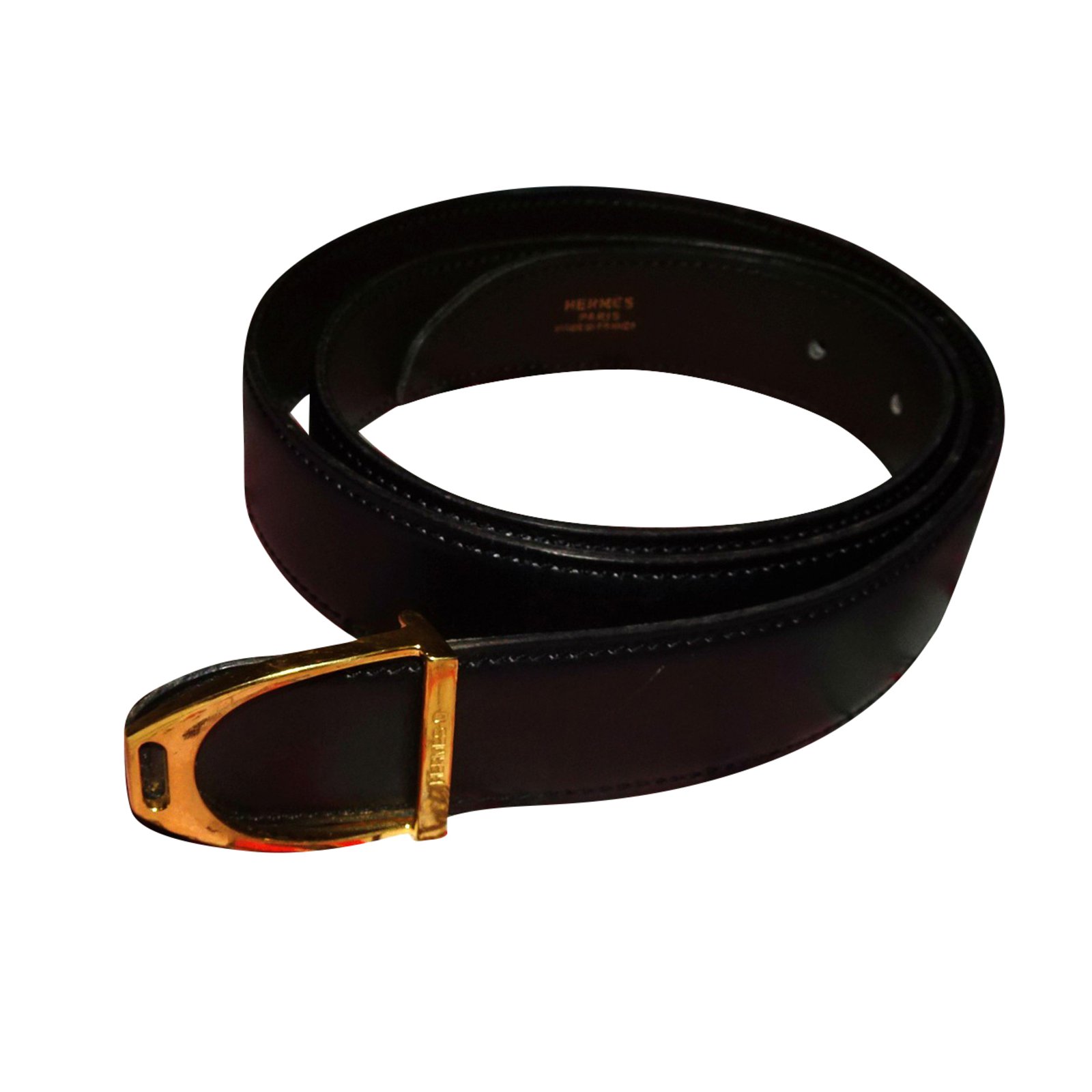 Hermès Hermés etrier leather belt Belts 