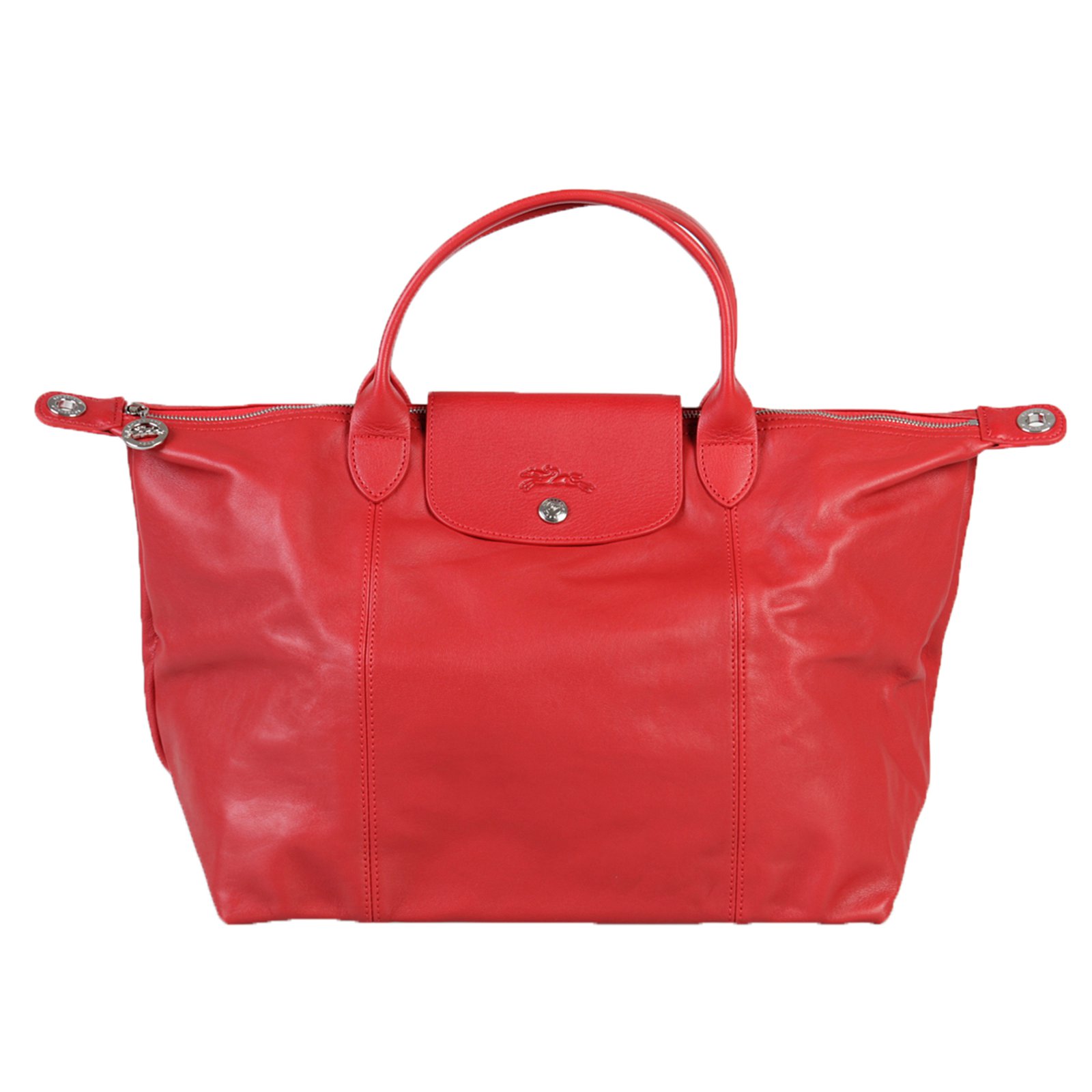Longchamp Long champ leather handbag new Red ref.55951 - Joli Closet